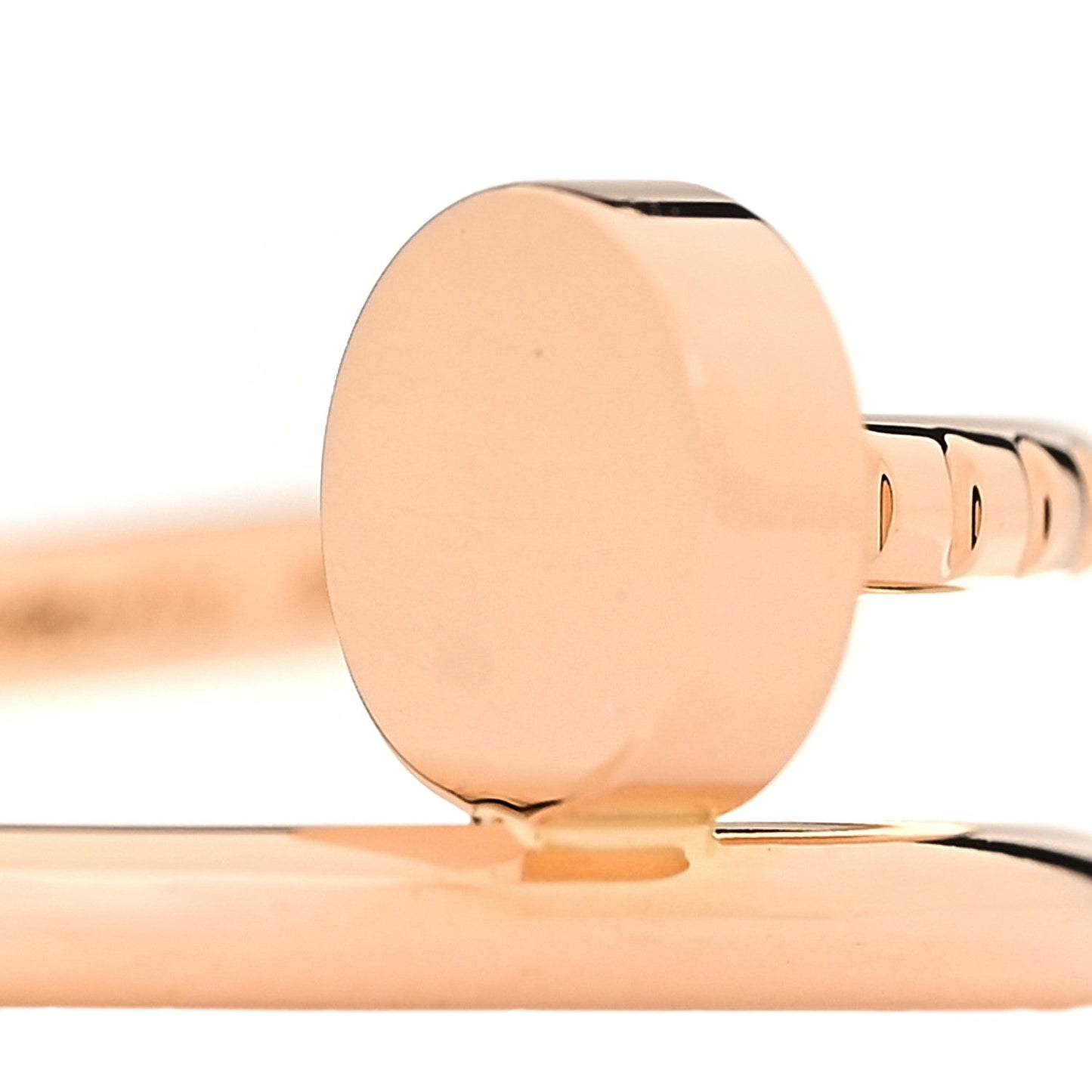 18K Pink Gold Small Juste Un Clou Ring 50 5.25