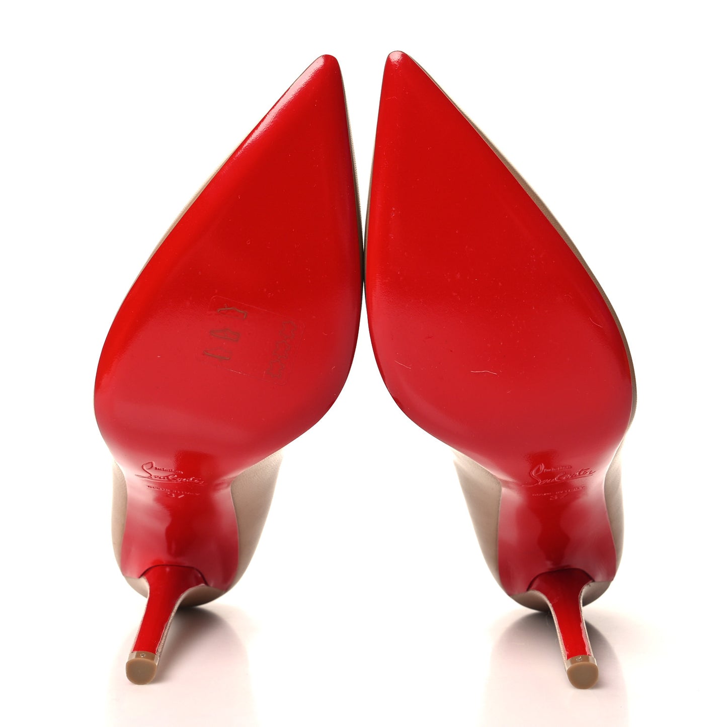 Nappa Apostrophy 100 Pumps 37 Nude