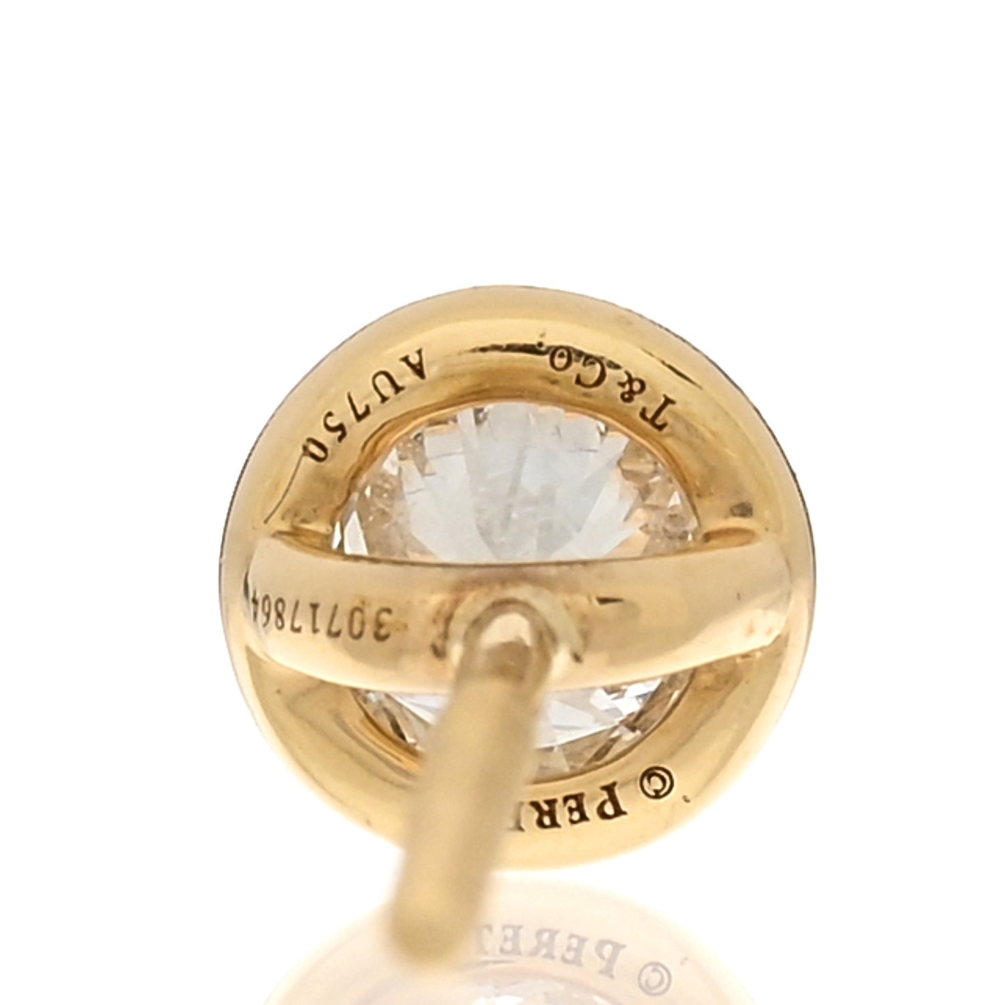 18K Yellow Gold Diamond .56ctw Elsa Peretti Diamonds By The Yard Earrings