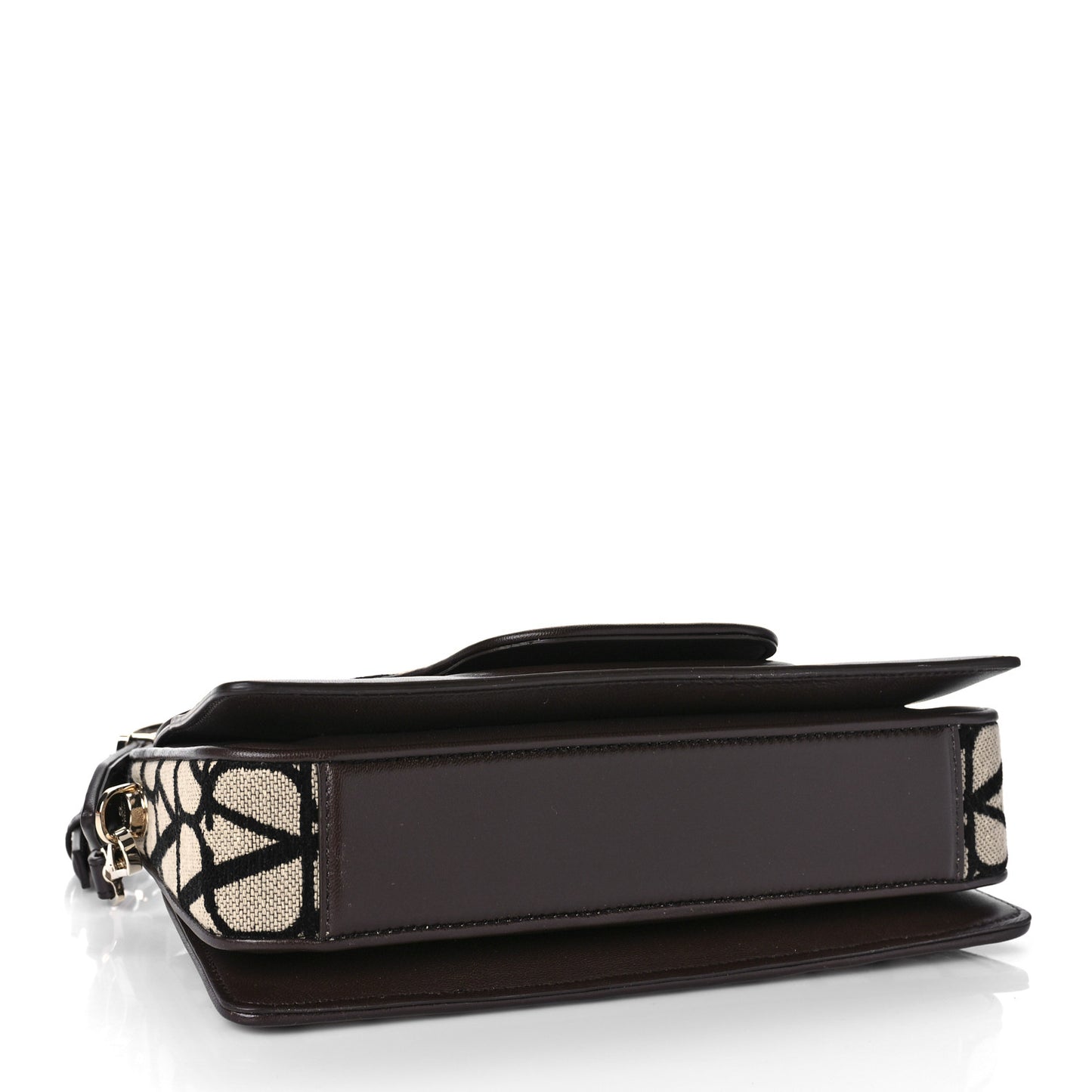 Toile Iconographe Goatskin Le Grand Deuxieme Shoulder Bag Naturale Black Fondant