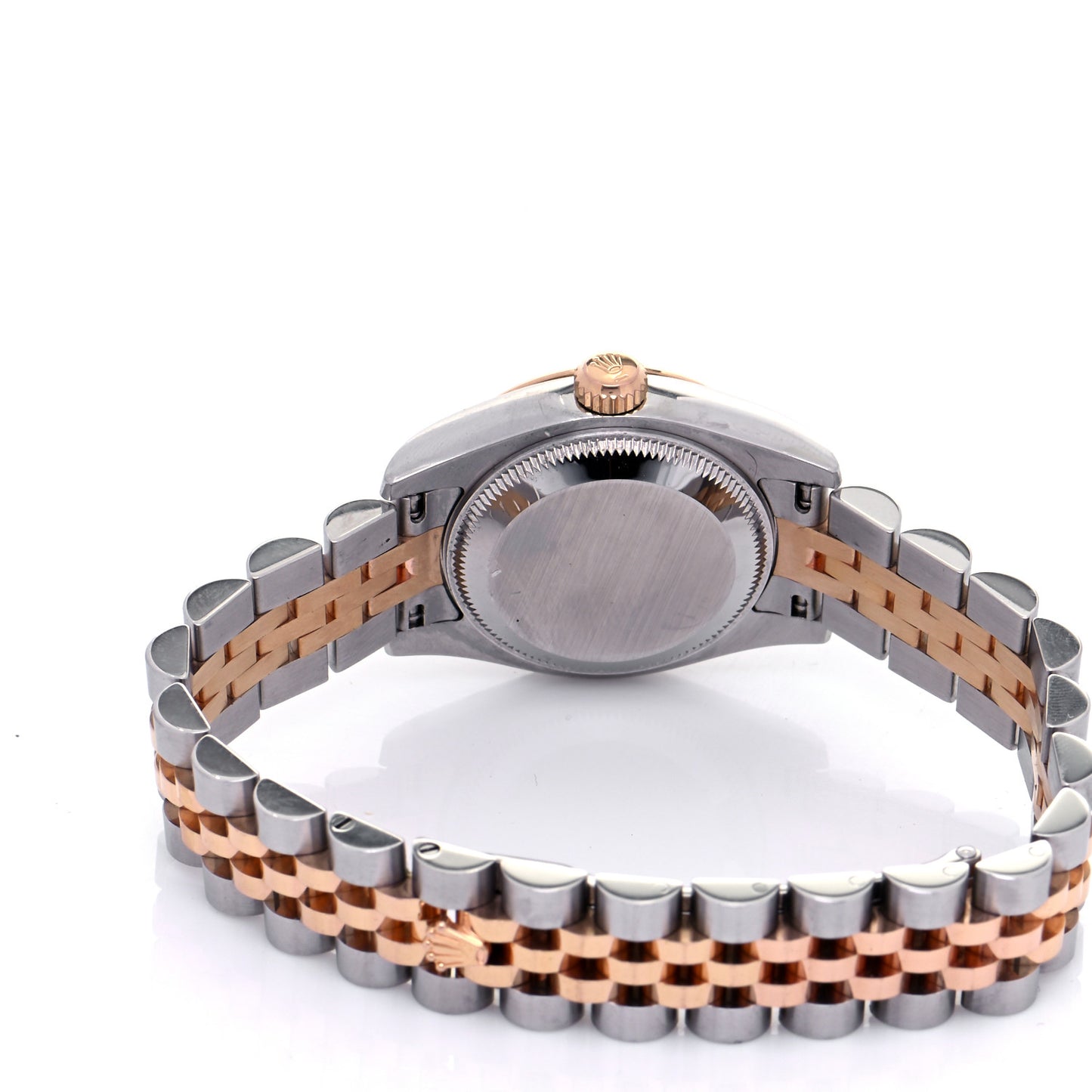 Stainless Steel 18K Everose Gold Diamond 26mm Oyster Perpetual Datejust Watch Pink Jubilee 179171