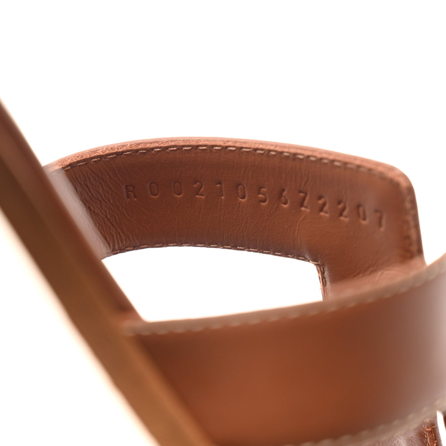 Box Calfskin Oran Sandals 36 Gold