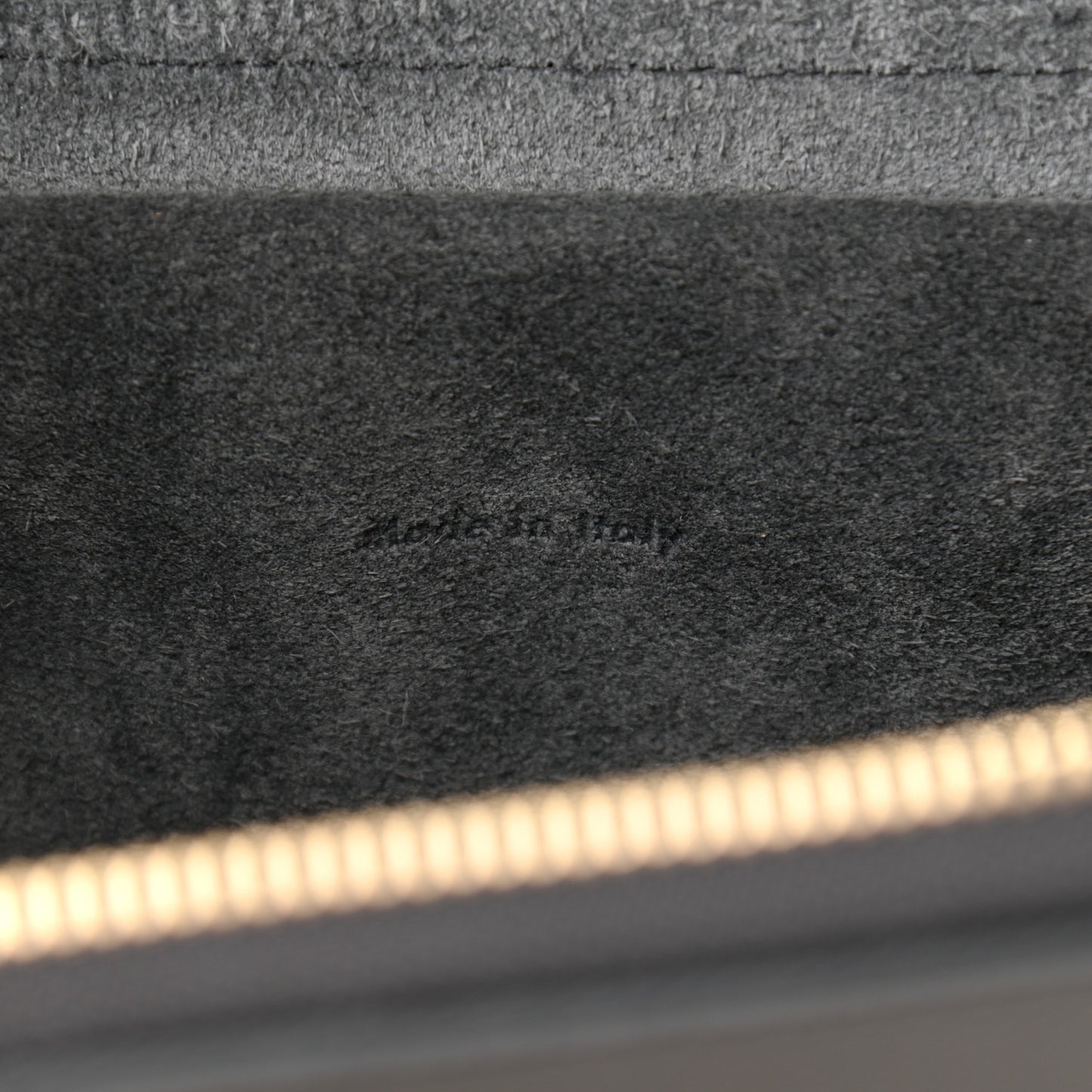 Grained Calfskin Mini Belt Bag Grey