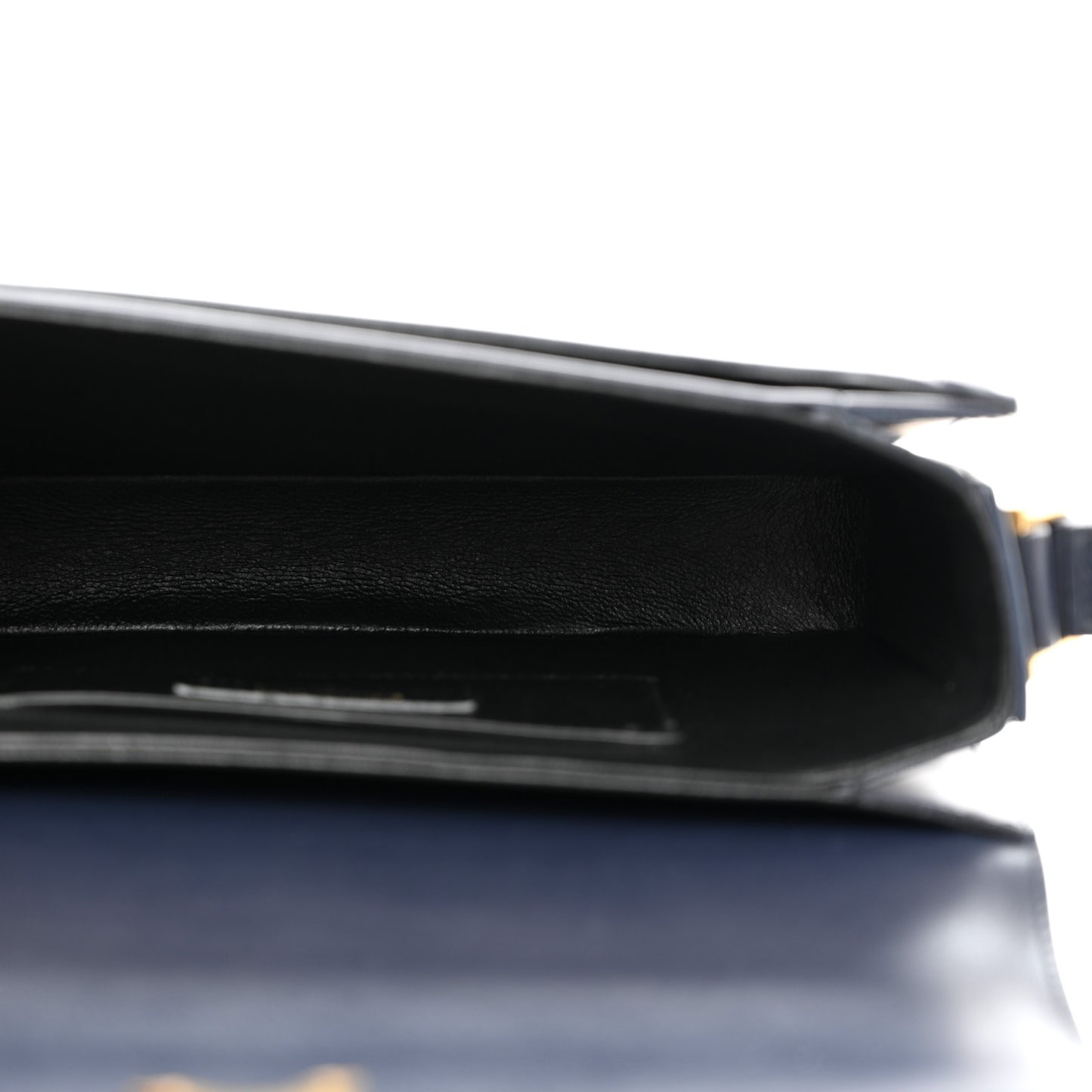 Box Calfskin Monogram Medium Solferino Satchel Deep Marine