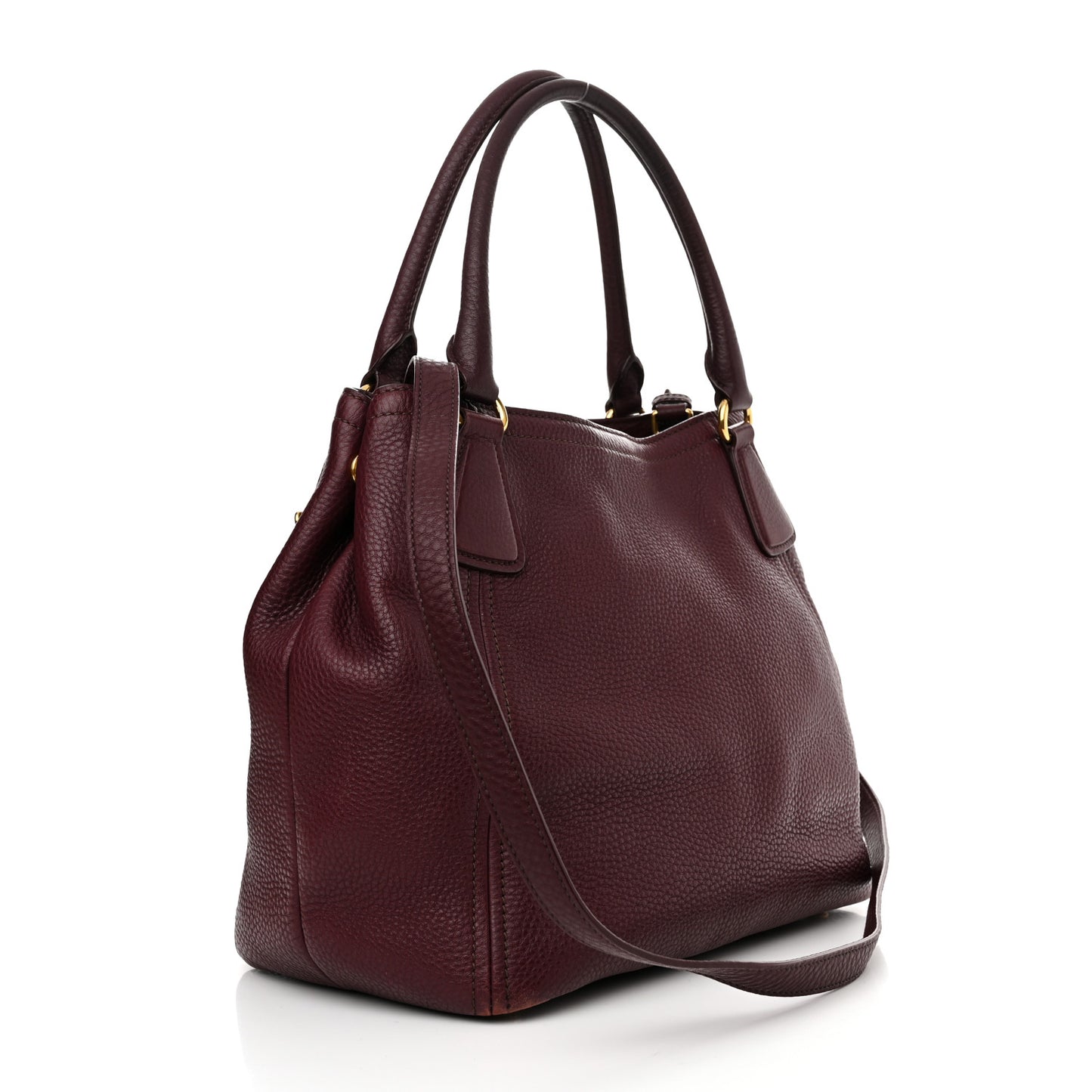 Vitello Daino Tote Granato