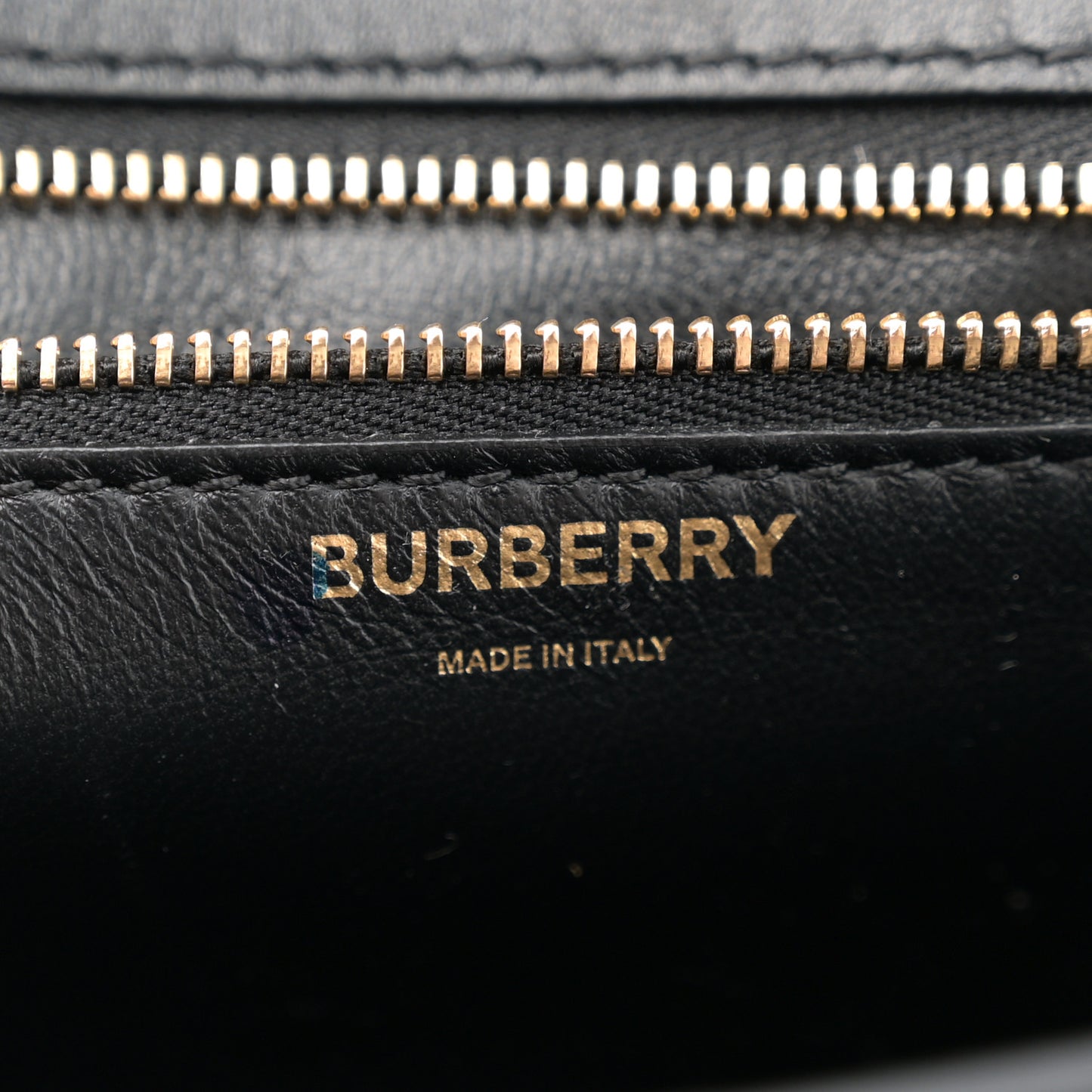 Calfskin Monogram Embossed Small TB Chain Bag Black