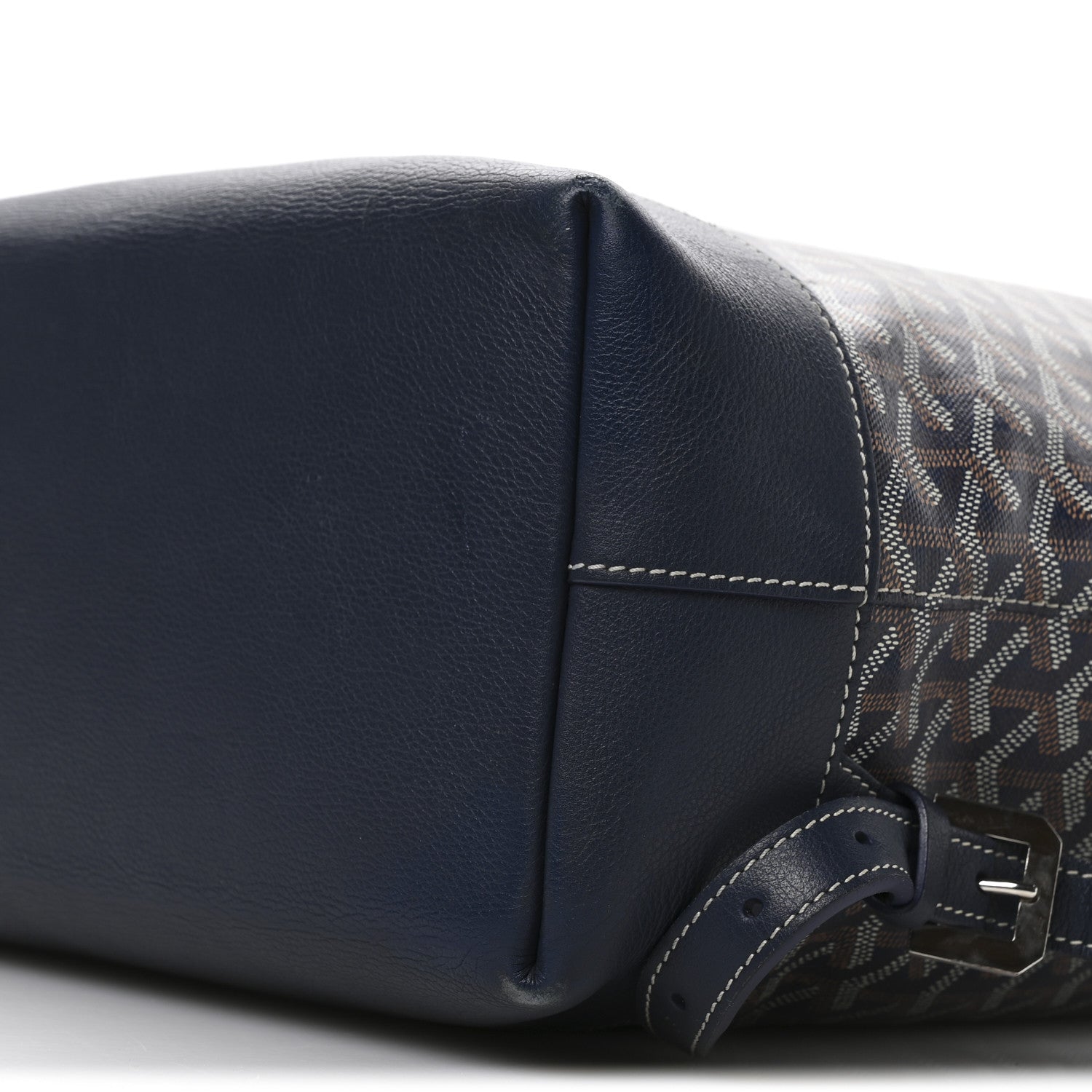 Goyard Goyardine Calfskin Cisalpin Backpack Navy Blue 10 of 10