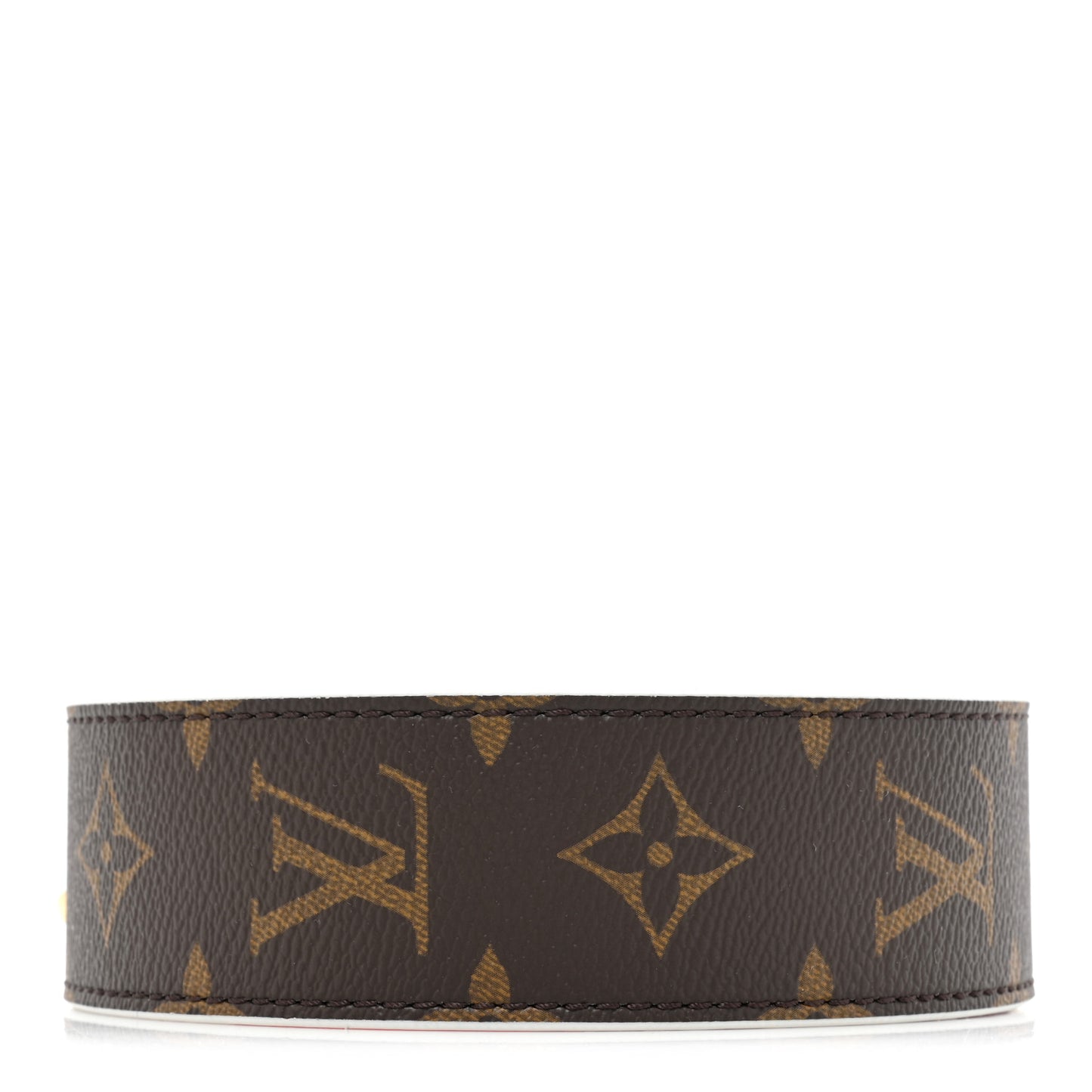 Monogram Adjustable Bandouliere Shoulder Strap Red