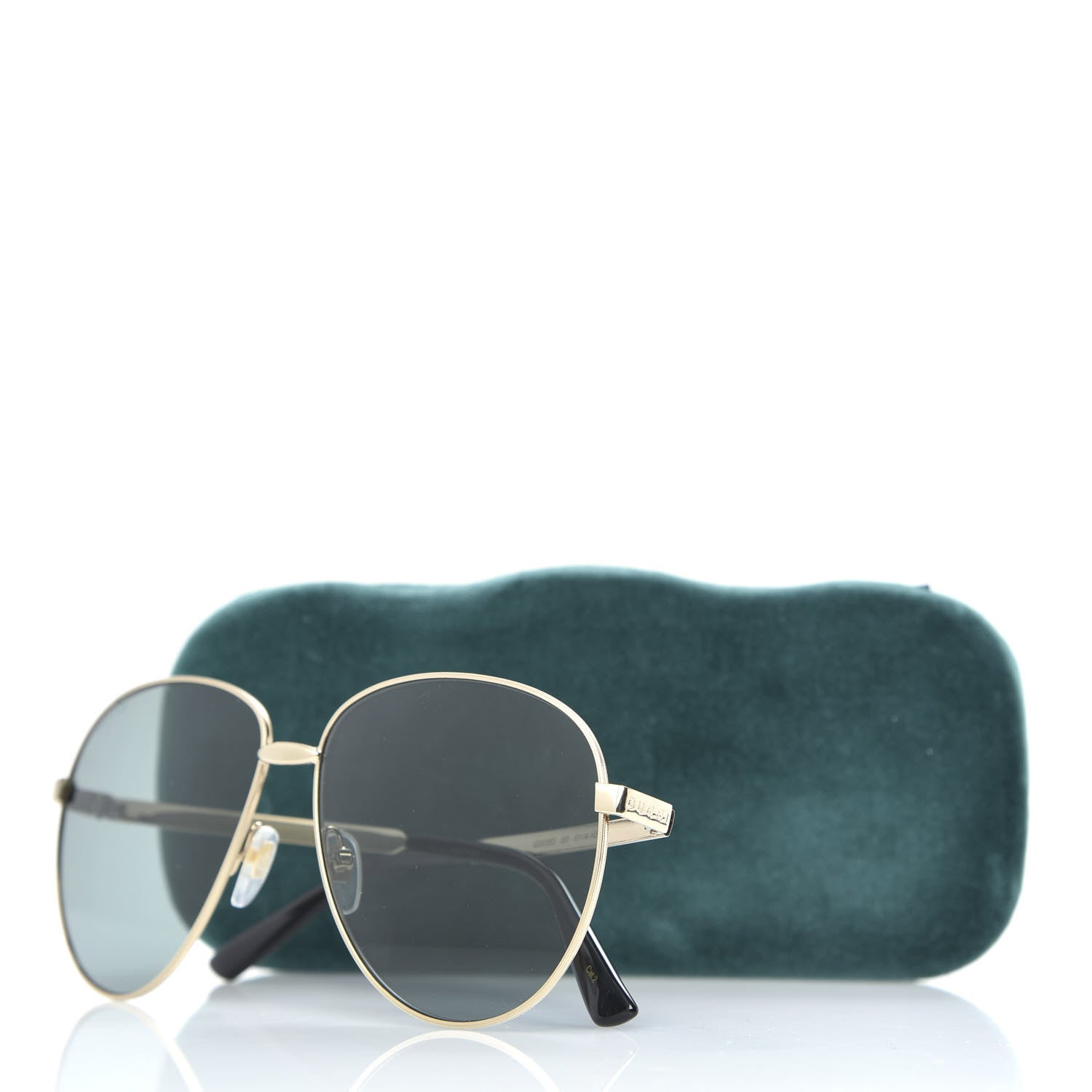 Gucci Aviator Sunglasses GG0138S Gold 7 of 7