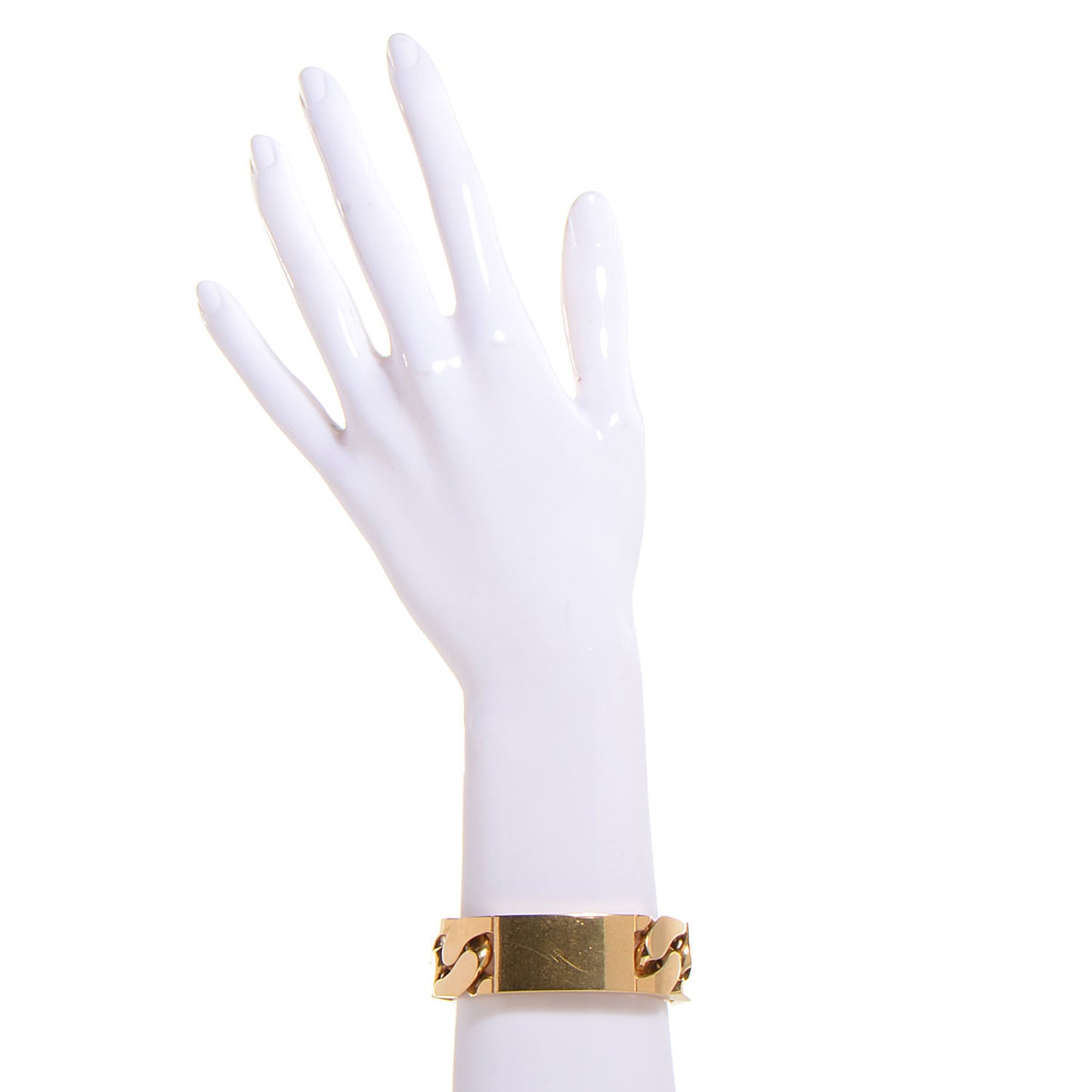 Brass ID Bracelet Small Gold