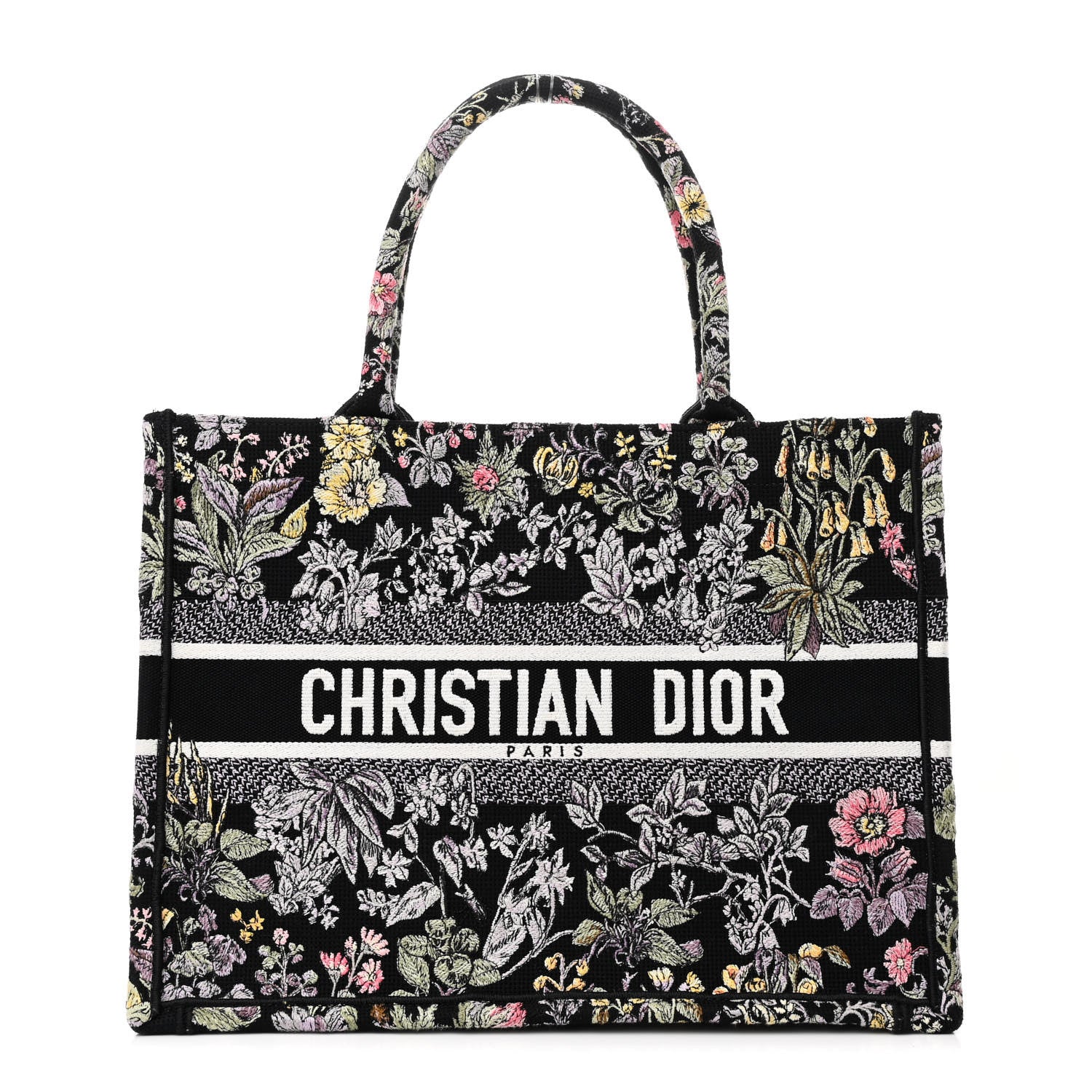 Christian Dior Canvas Embroidered Millefiori Unicorn Medium Book