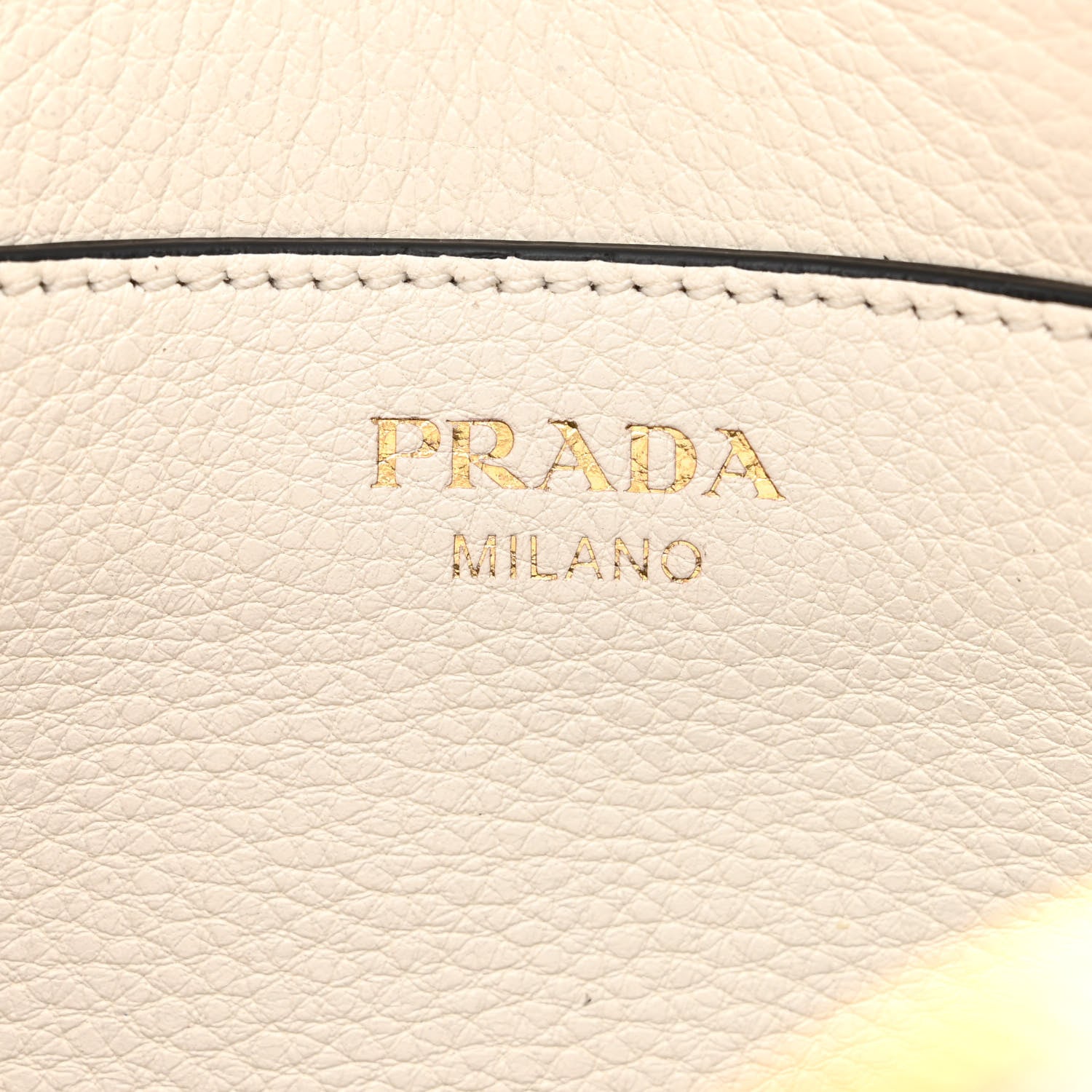 Prada Vitello Daino Camera Crossbody Bianco 6 of 12