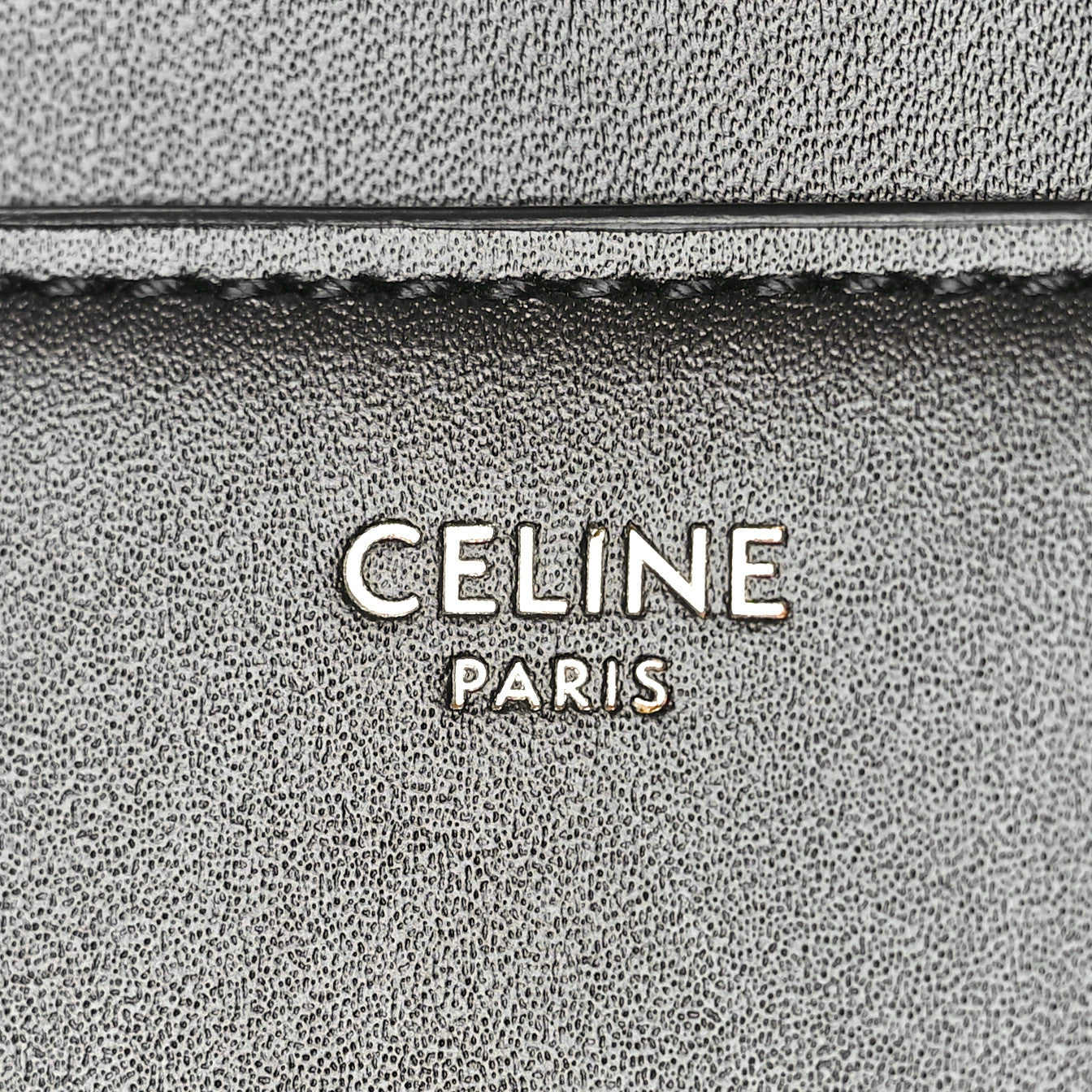 Celine Satinated Calfskin Small 16 Top Handle Bag Black 6 of 9