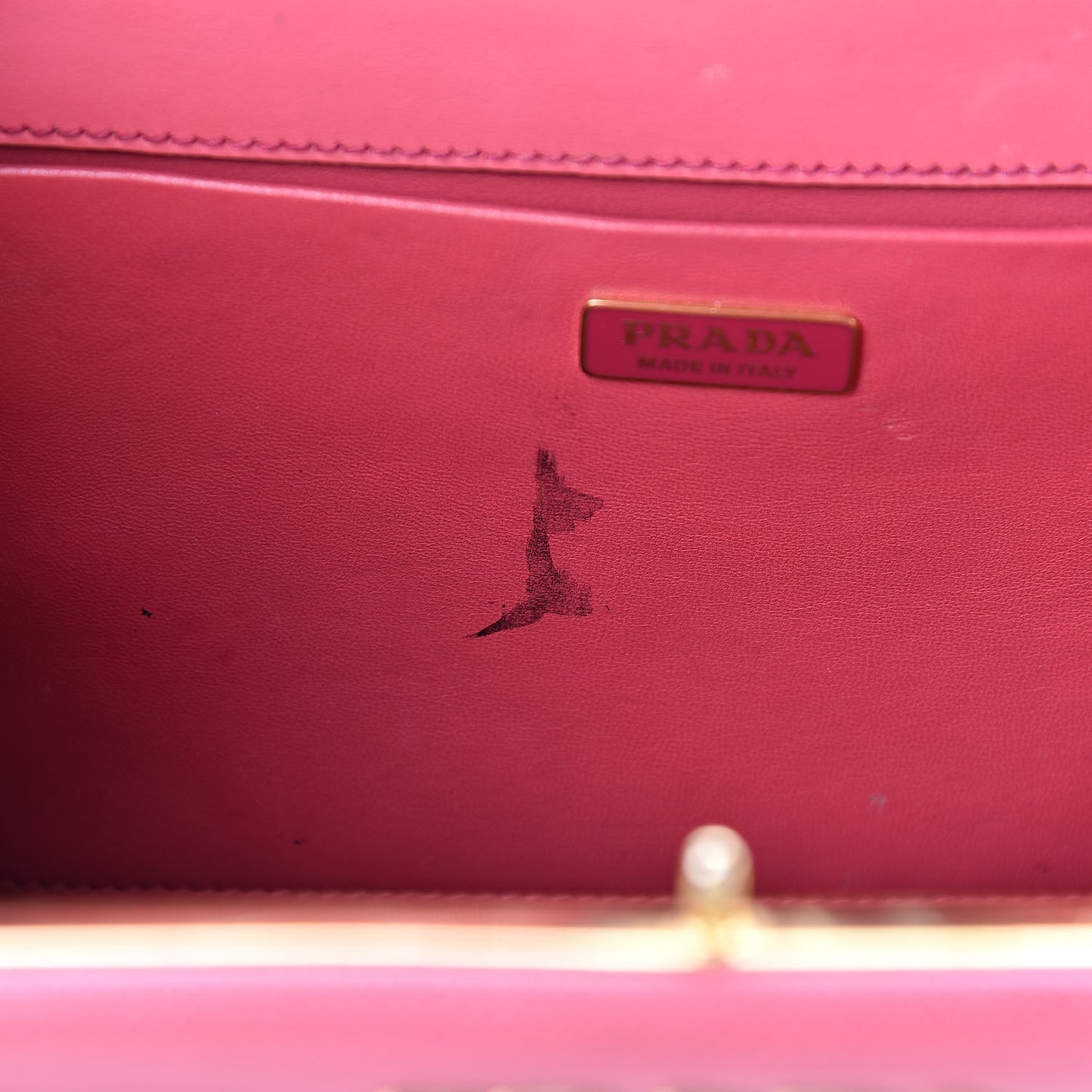 Saffiano City Calf Light Frame Bag Peonia