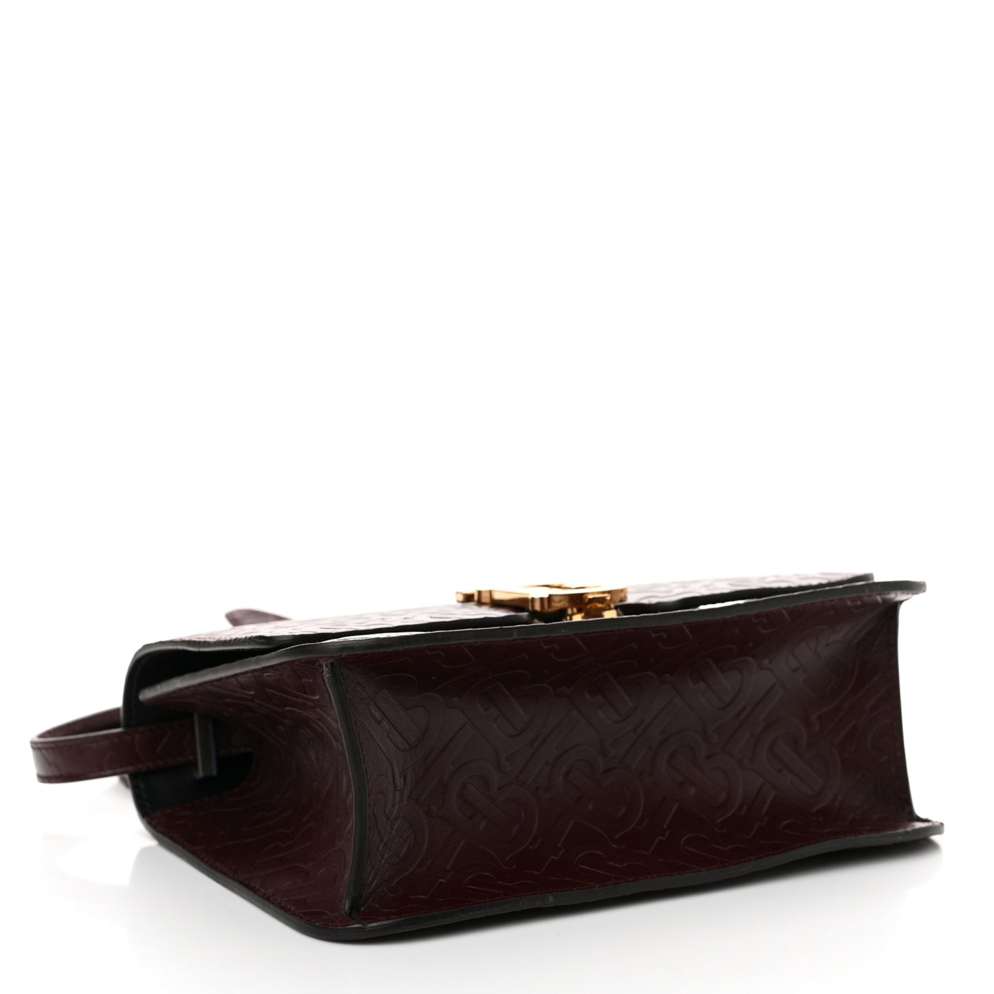 Calfskin Monogram Embossed TB Bag Oxblood