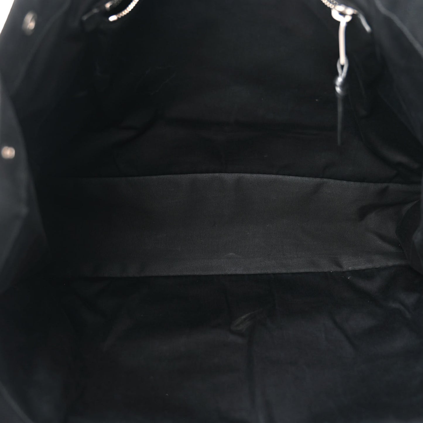 Raffia Linen Calfskin Rive Gauche Tote Black