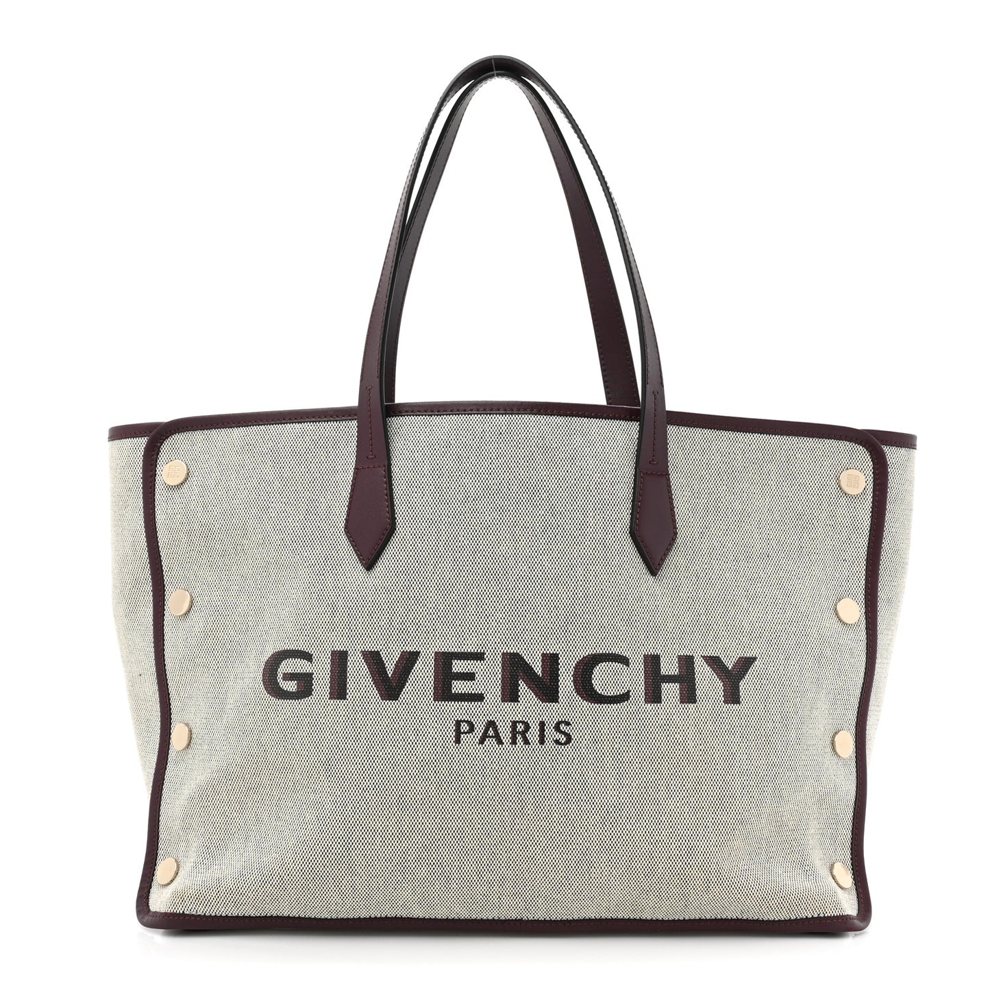 Canvas Medium Bond Shopper Tote Aubergine