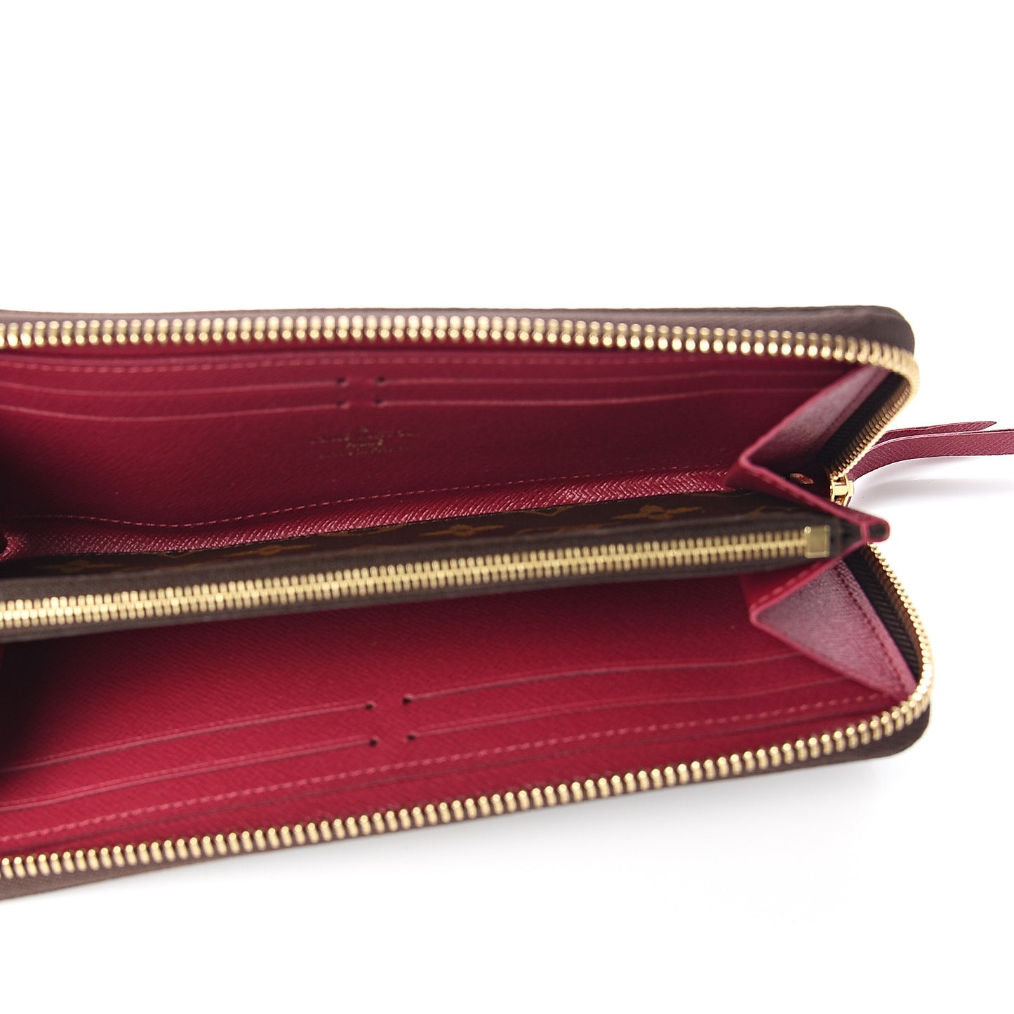 Monogram Clemence Wallet Fuchsia