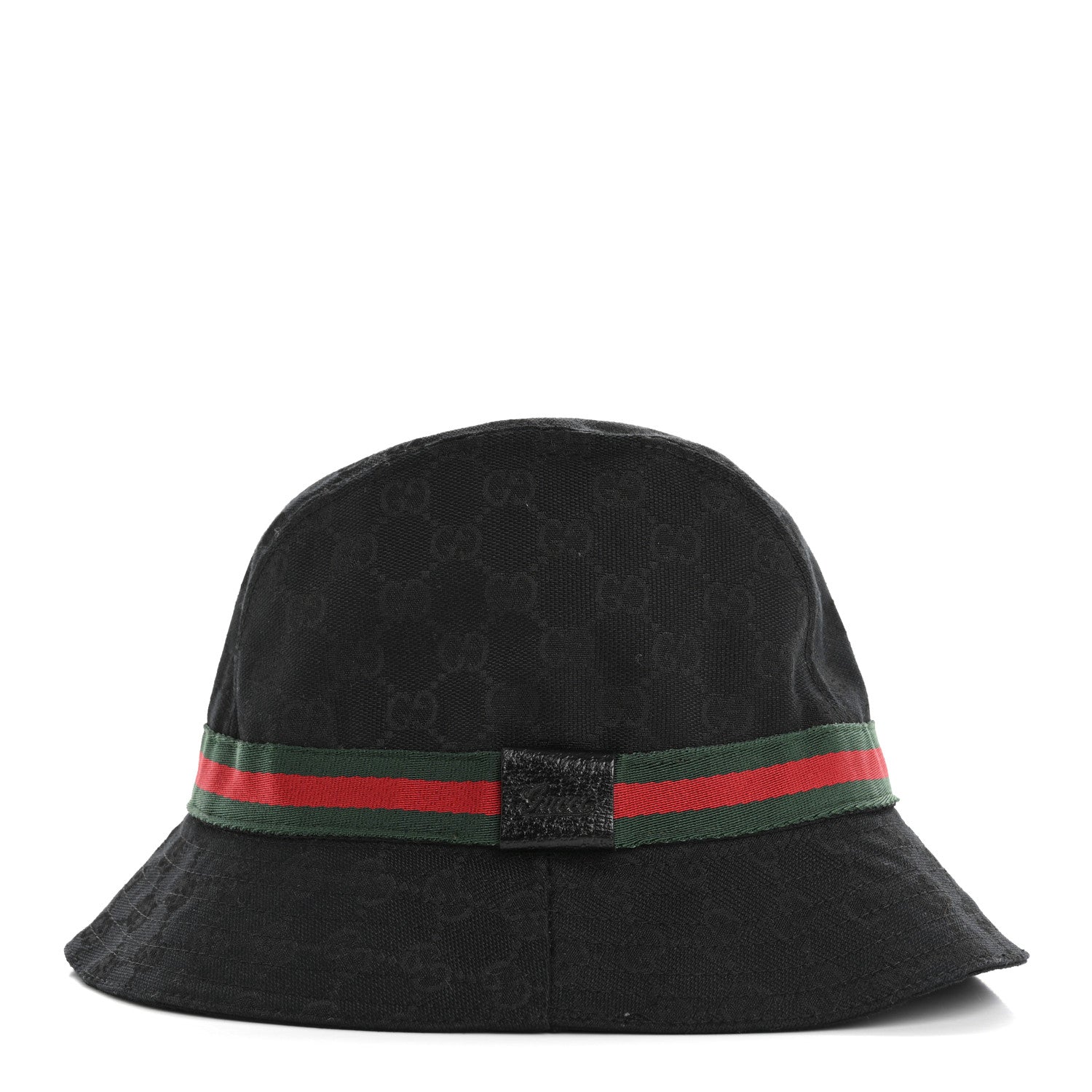 Gucci Monogram Web Bucket Hat M Black 4 of 11