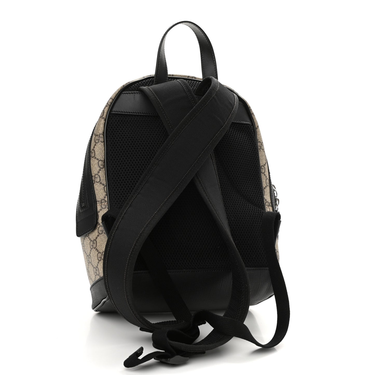 GG Supreme Monogram Small Eden Day Backpack Black