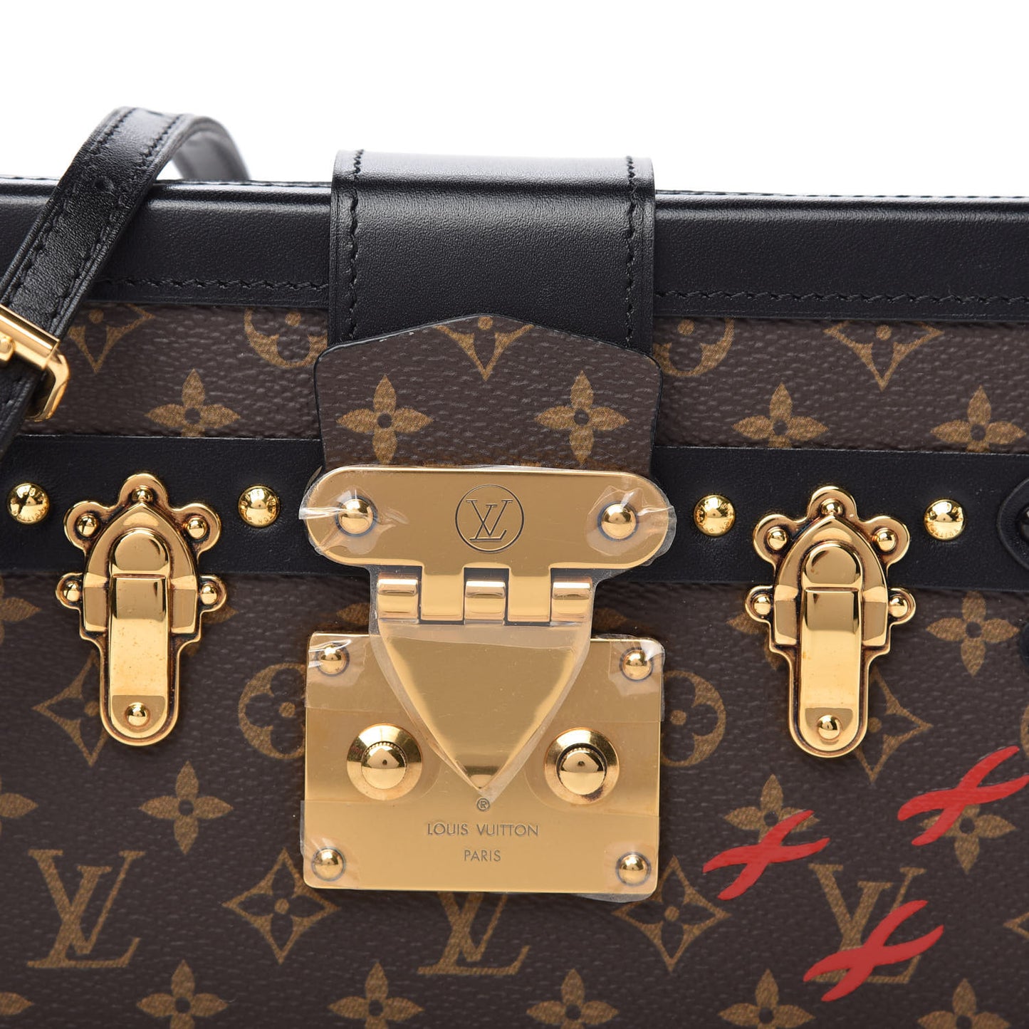 Monogram Petite Malle Black