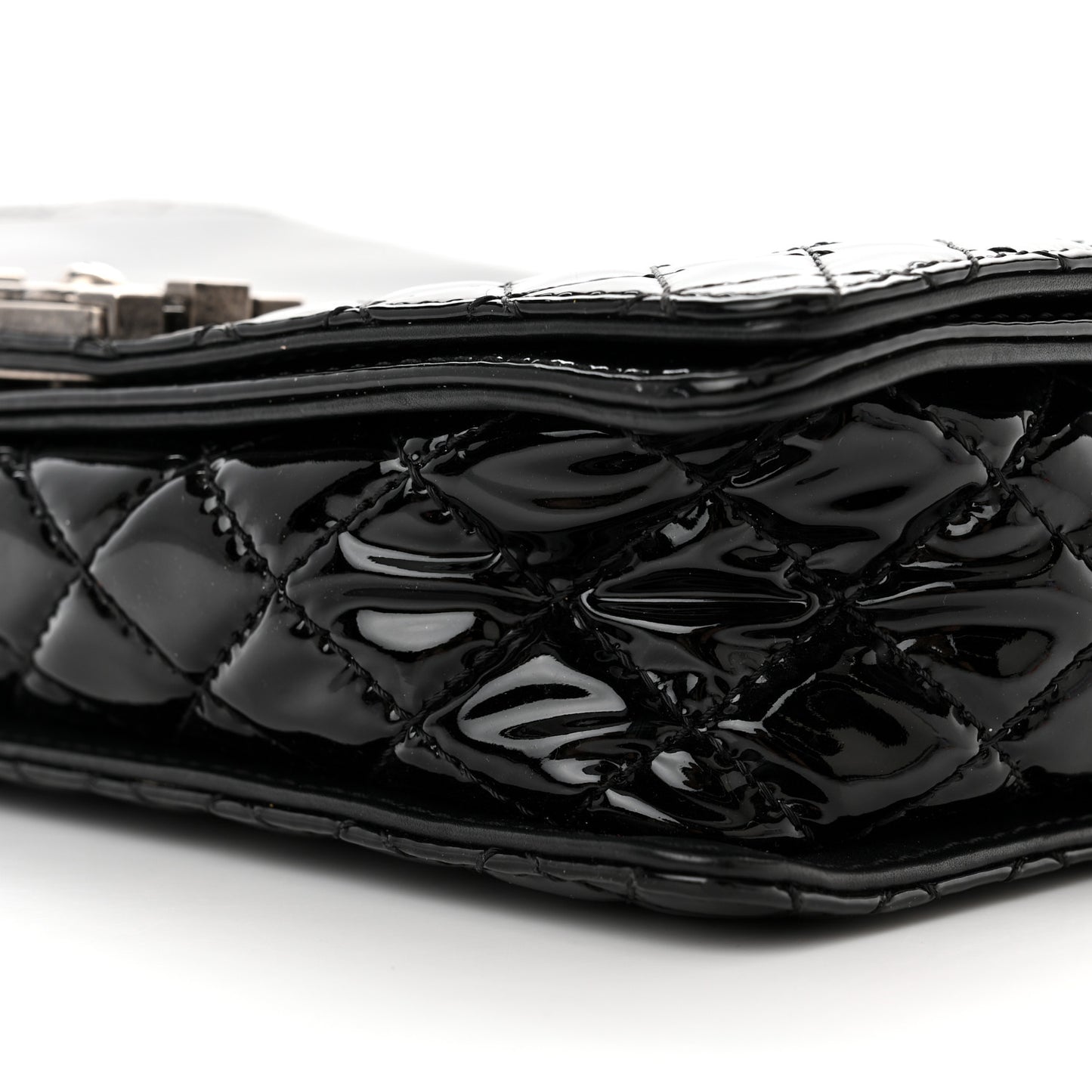 Patent New Medium Boy Reverso Flap Black