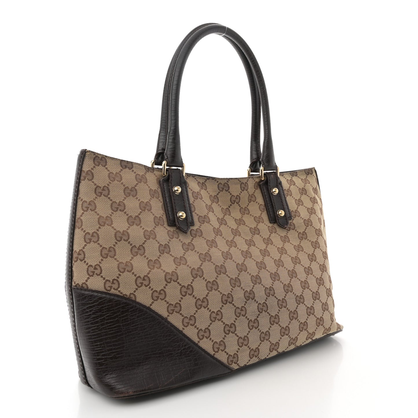 Monogram Medium Hasler Tote Dark Brown