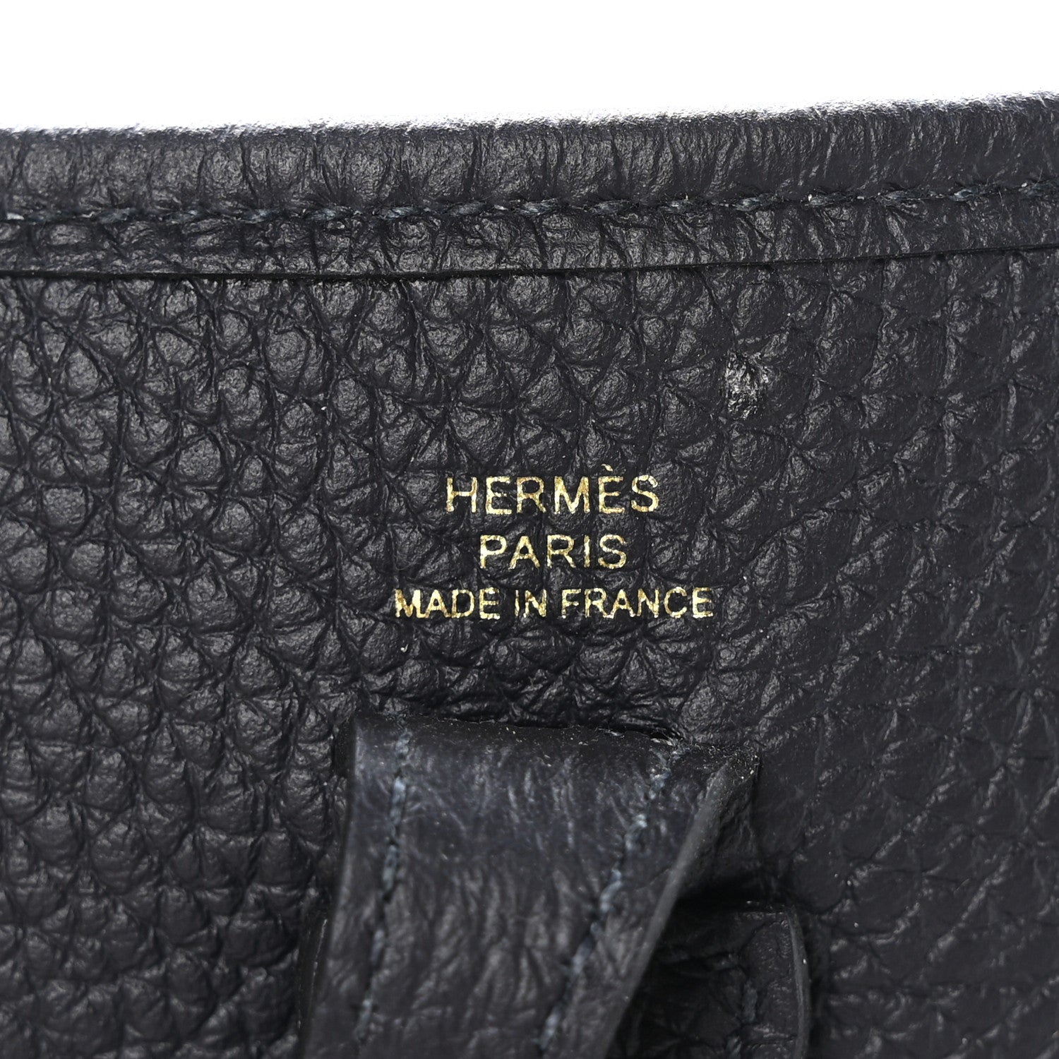 Hermes Taurillon Clemence Zigzag Evelyne TPM Caban Black Bleu Zellige Indigo 7 of 10