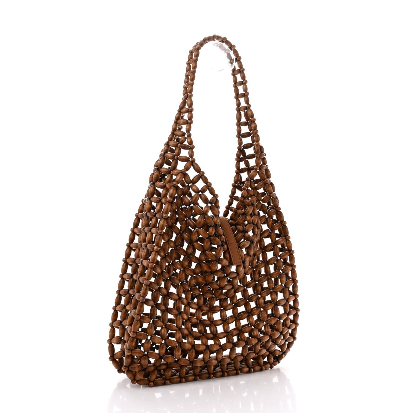 Wood Bead Large Le 5 A 7 Soft Hobo Light Wood