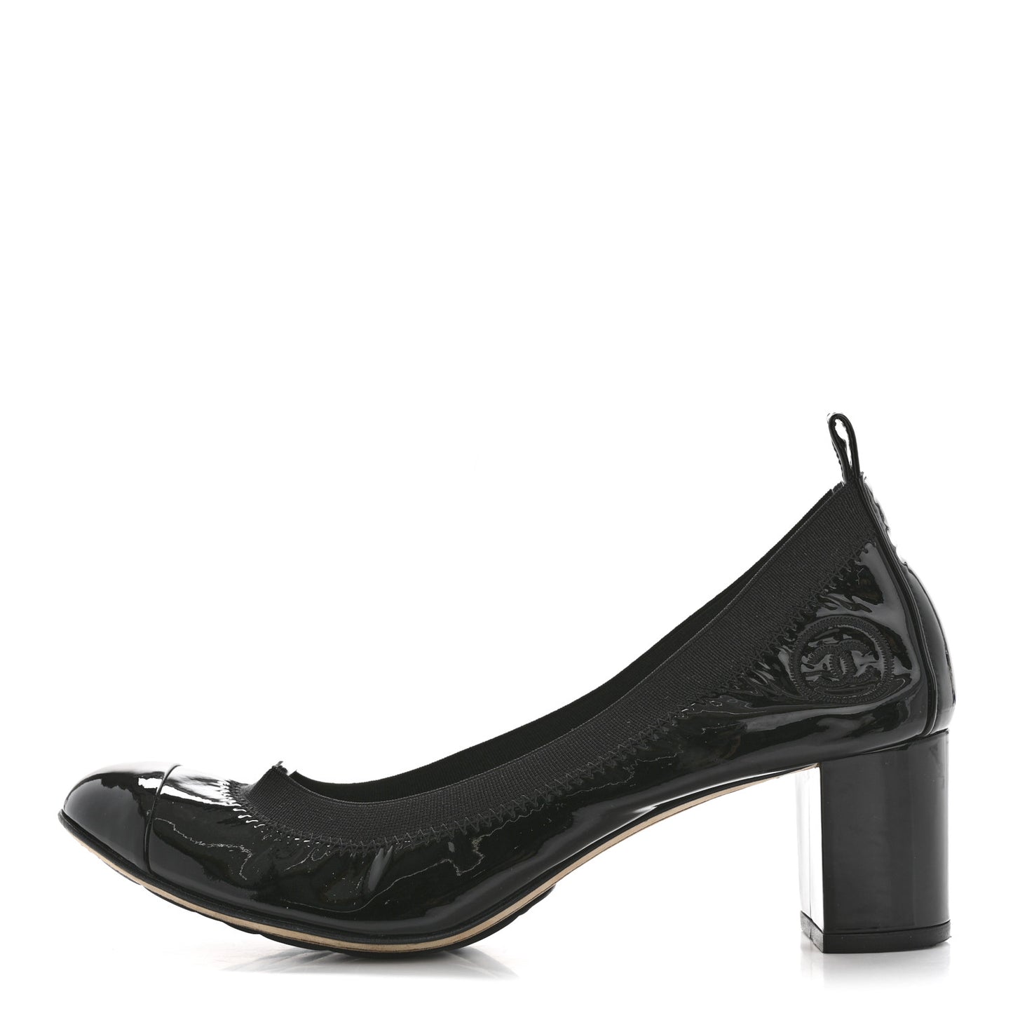 Patent CC Elastic Stretch Pumps 38 Black