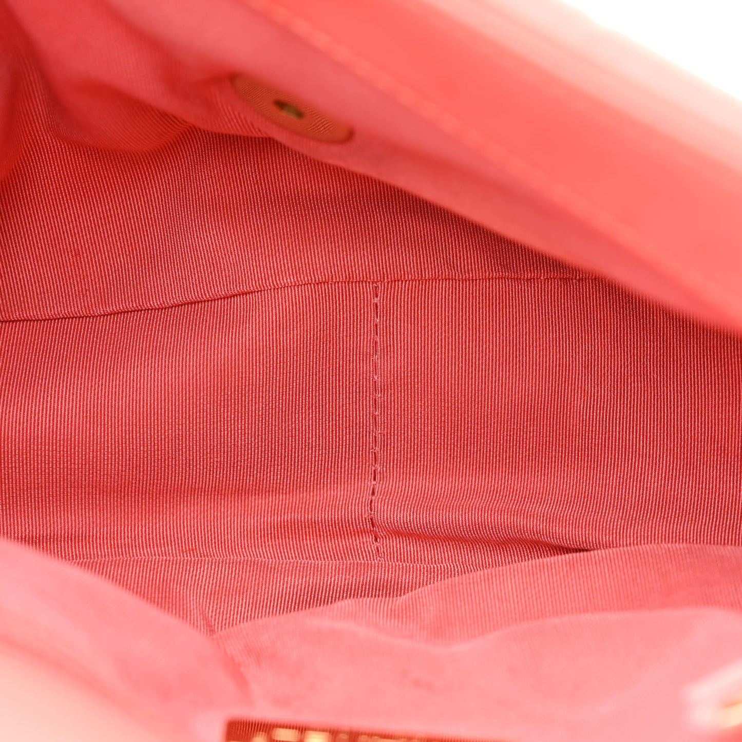 Goatskin Quilted Medium Chanel 19 Flap Coral