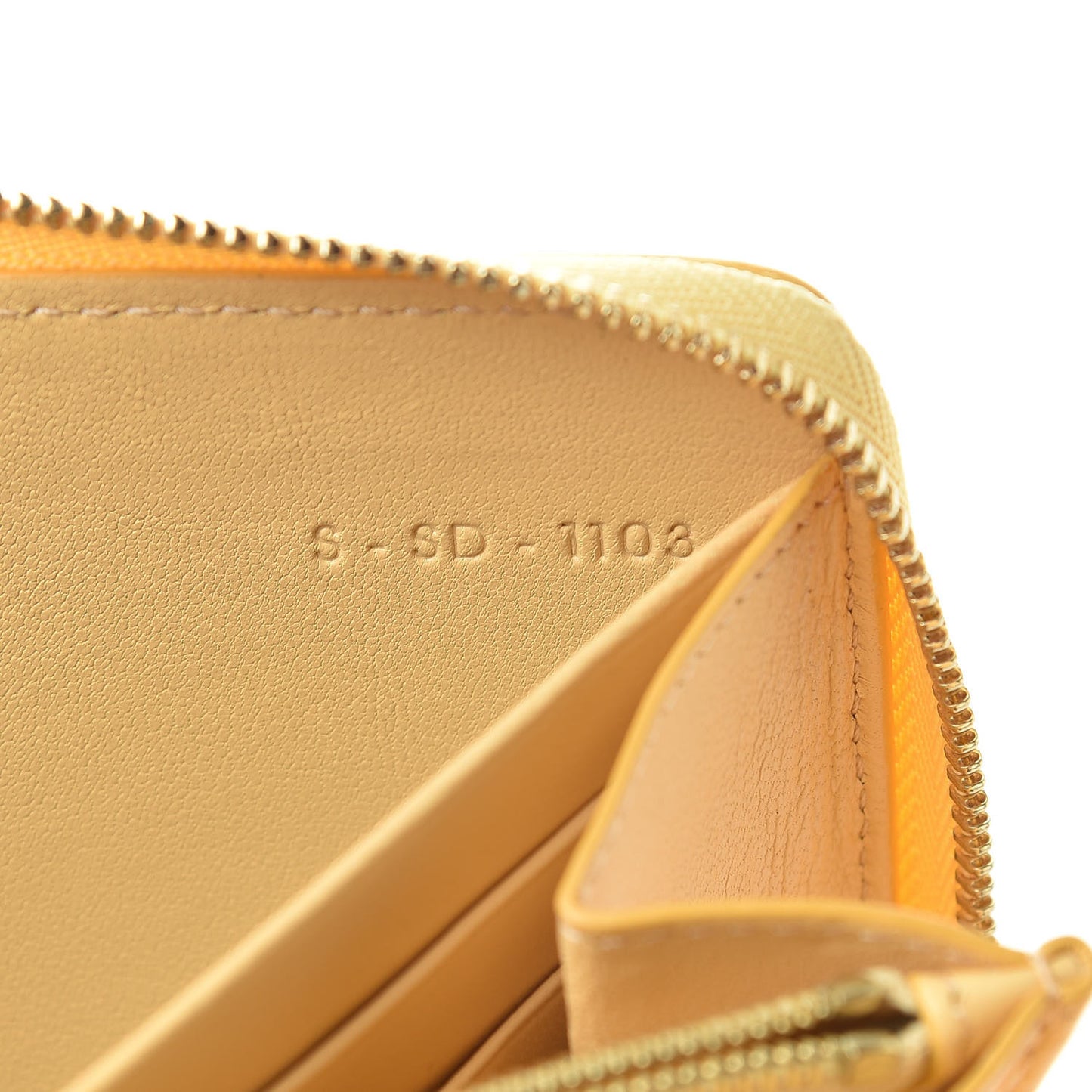 Lambskin Large Zip Around Multifunction Wallet Butter