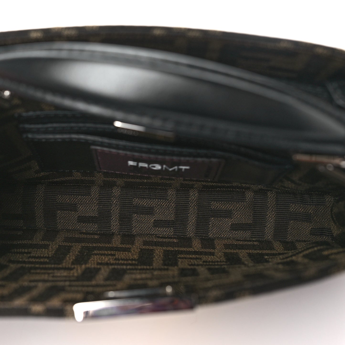X FRGMT X POKEMON Fabric Jacquard FF 1974 Pokemon Inlay Peekaboo I See U X Cross Satchel Tobacco Moro Multicolor Black