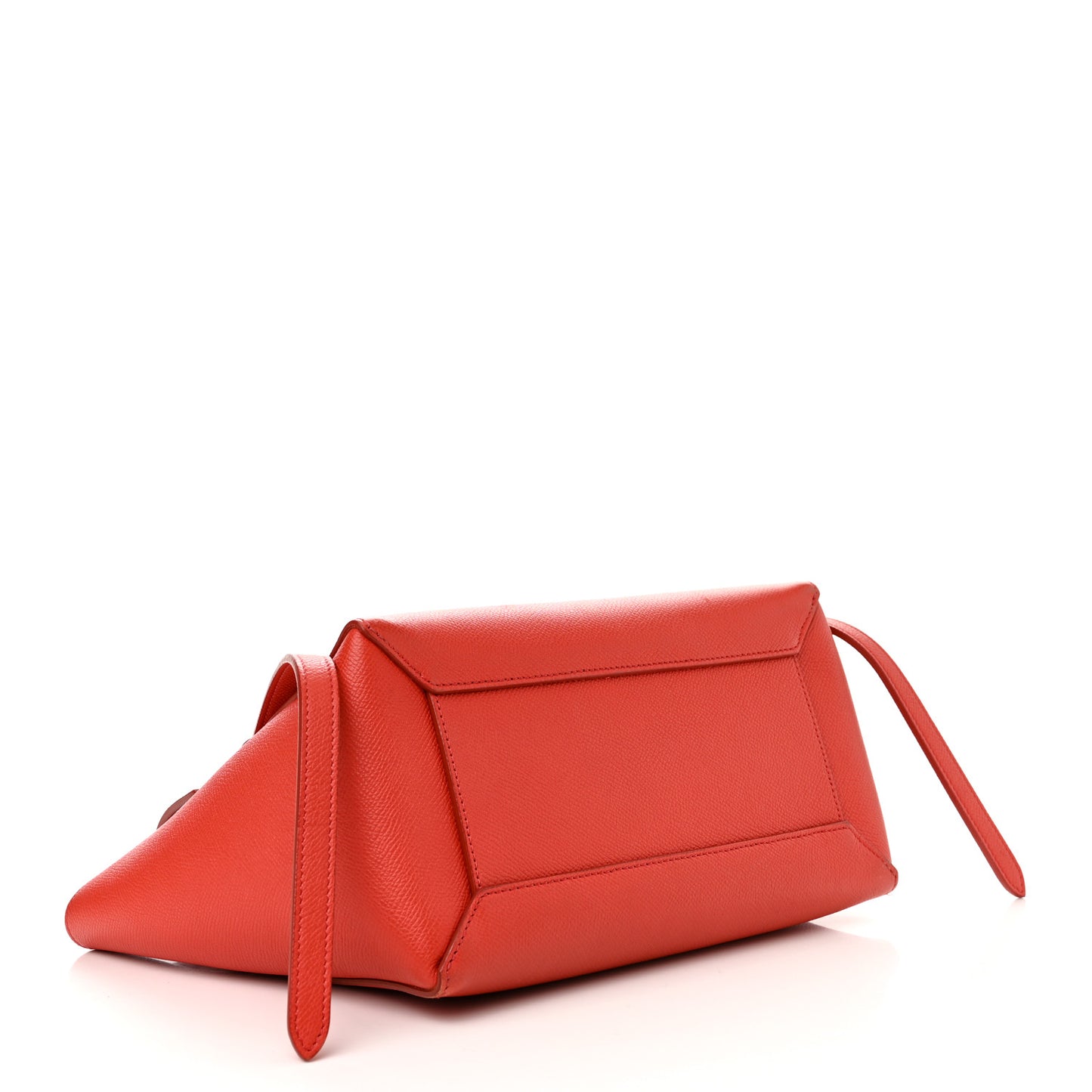 Grained Calfskin Micro Belt Bag Coral