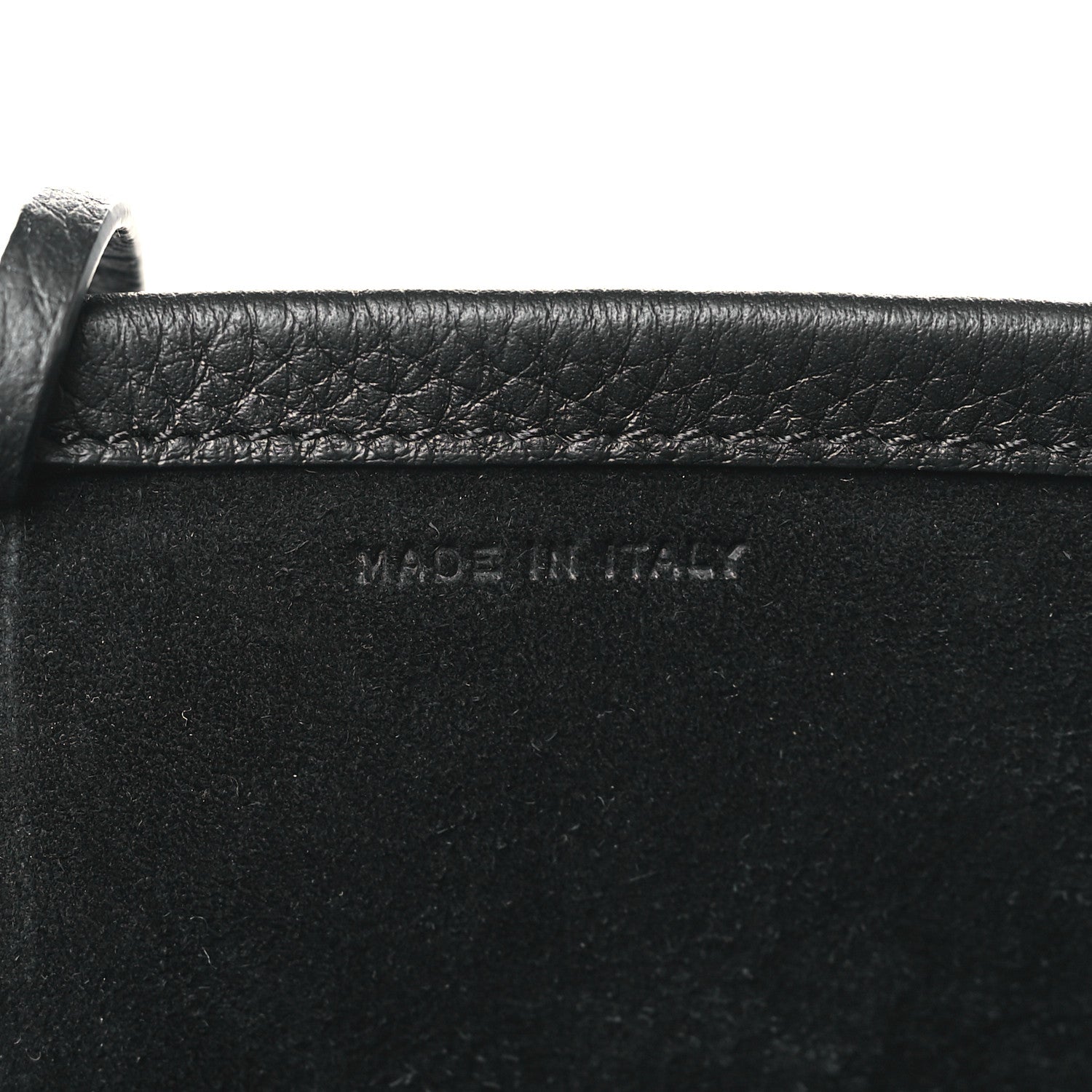 The Row Grained Calfskin Medium N/S Hook Tote Black 7 of 10