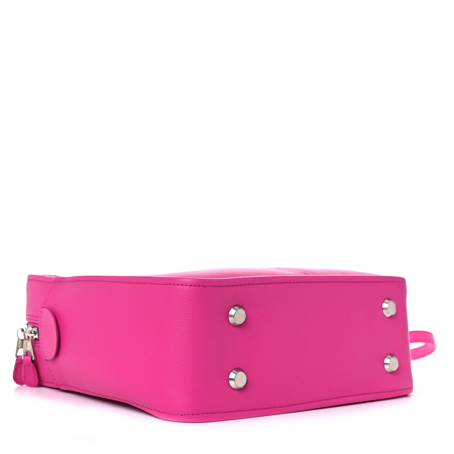 Calfskin XS Triangle Duffle Acid Pink