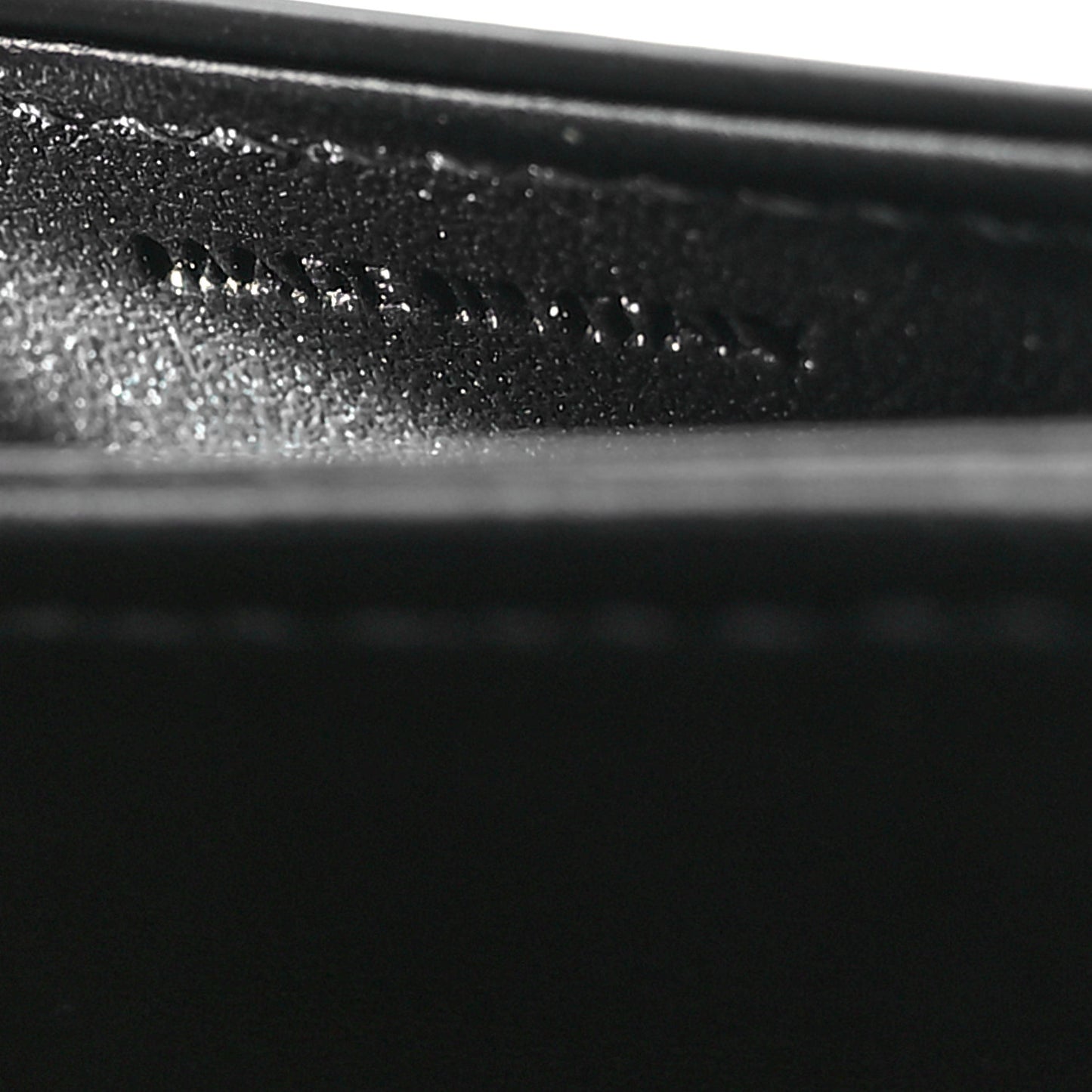 Shiny Calfskin Triomphe Mini Besace Clea Black