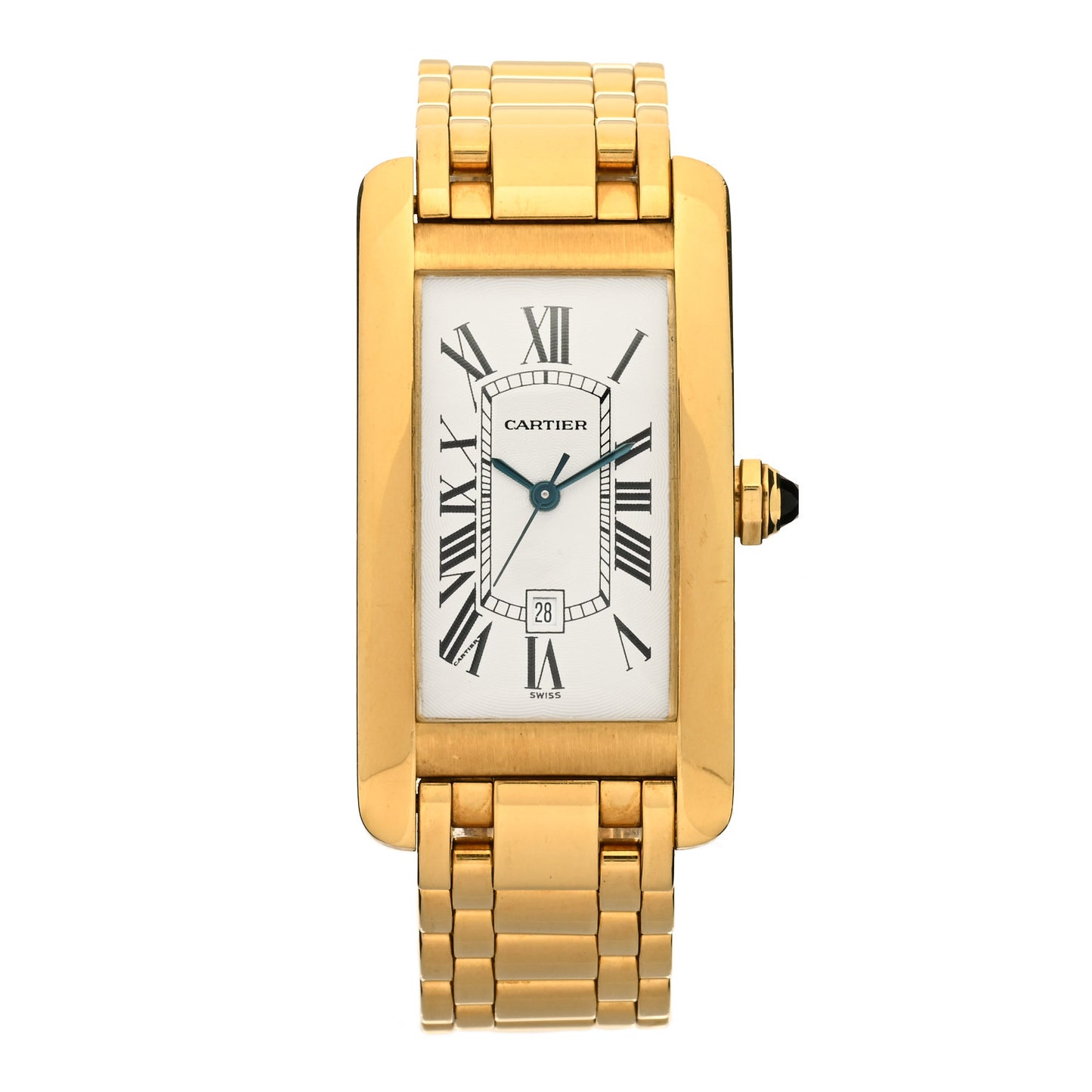 18K Yellow Gold 22mm Tank Americaine Automatic Watch