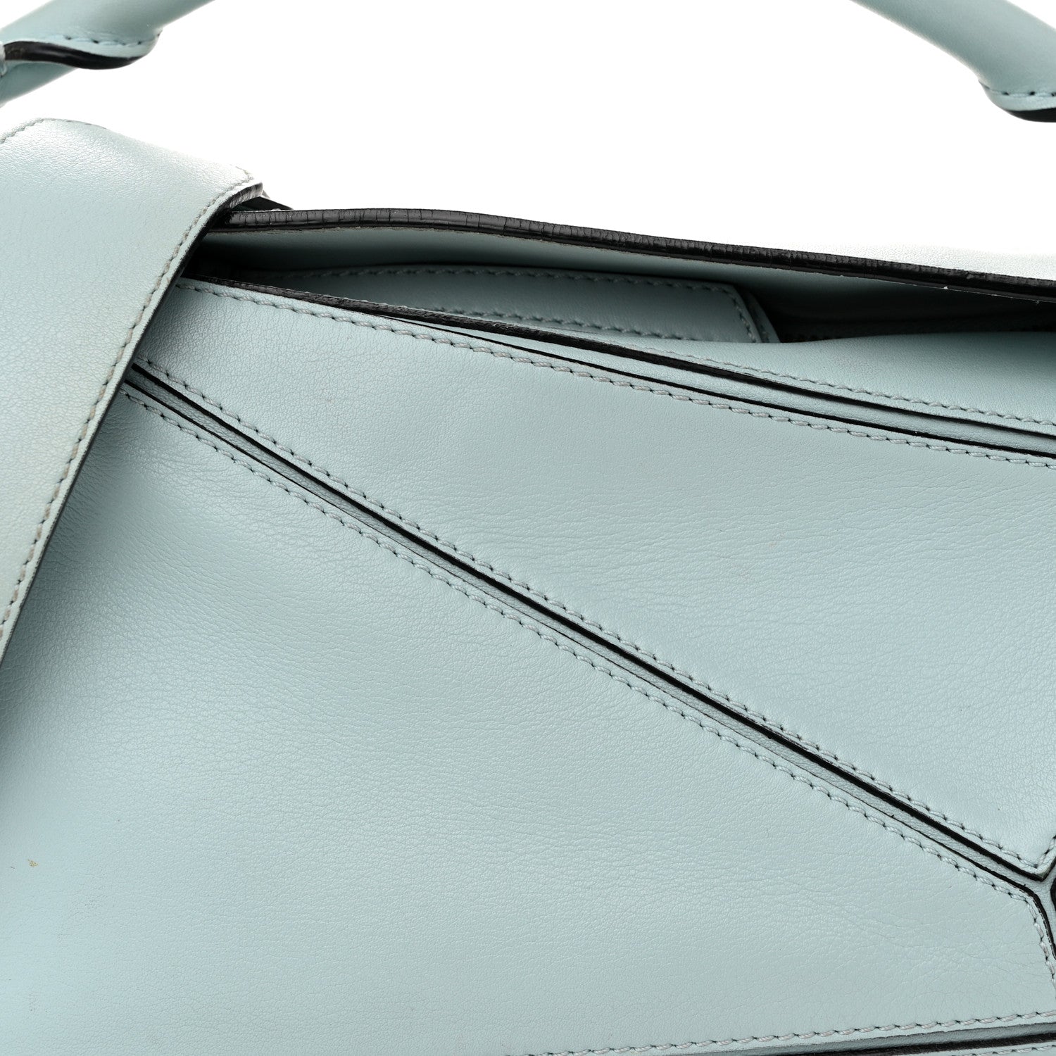 Loewe Calfskin Small Puzzle Bag Light Blue 7 of 11