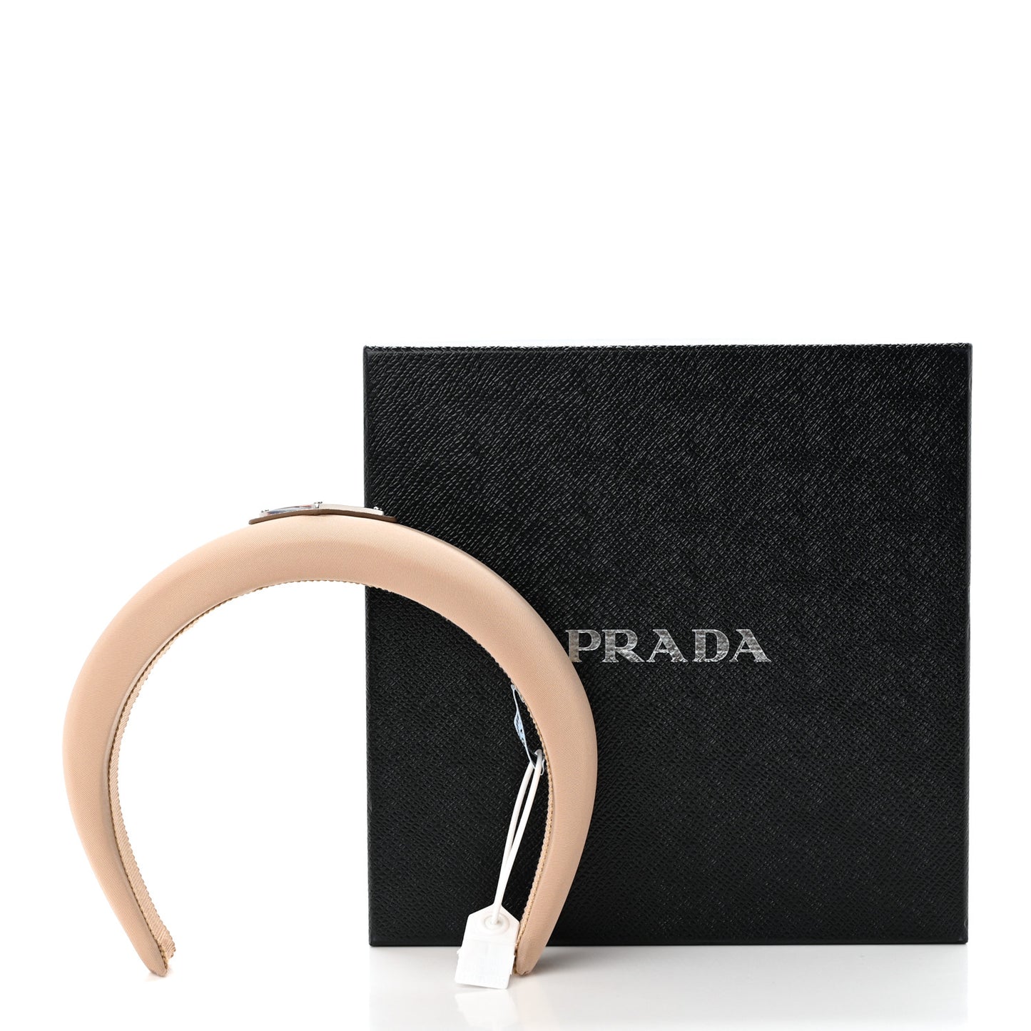 Re-Nylon Triangle Logo Headband Deserto
