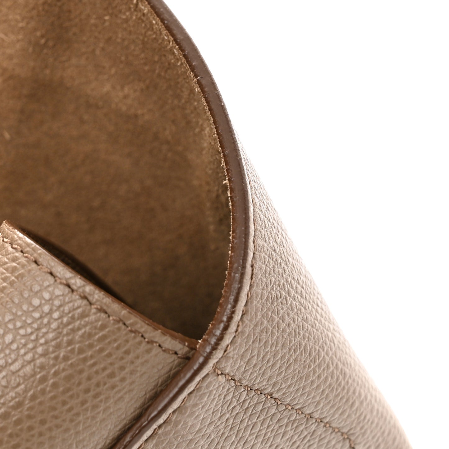 Baby Grained Calfskin Medium Phantom Luggage Taupe