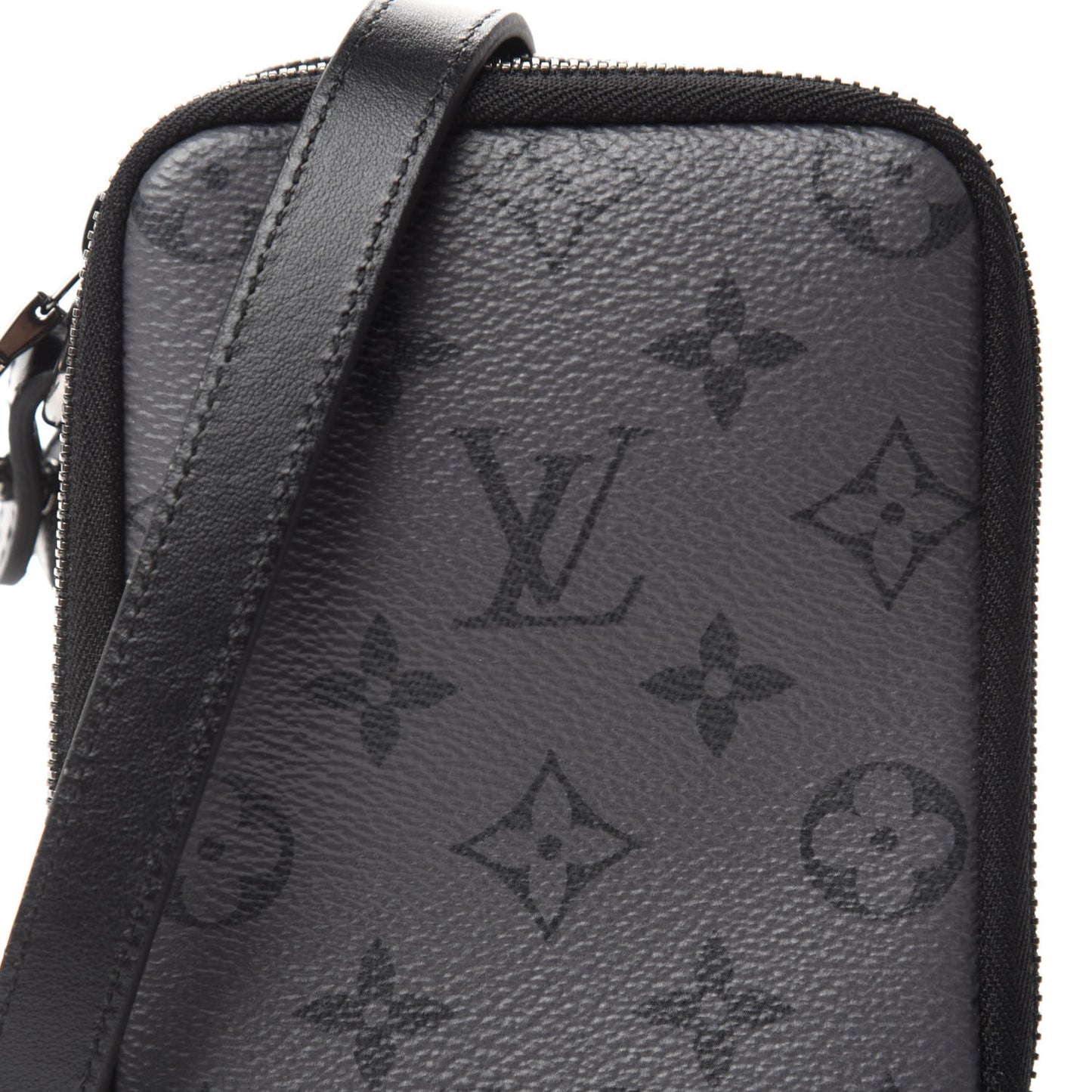 Monogram Eclipse Reverse Double Phone Pouch