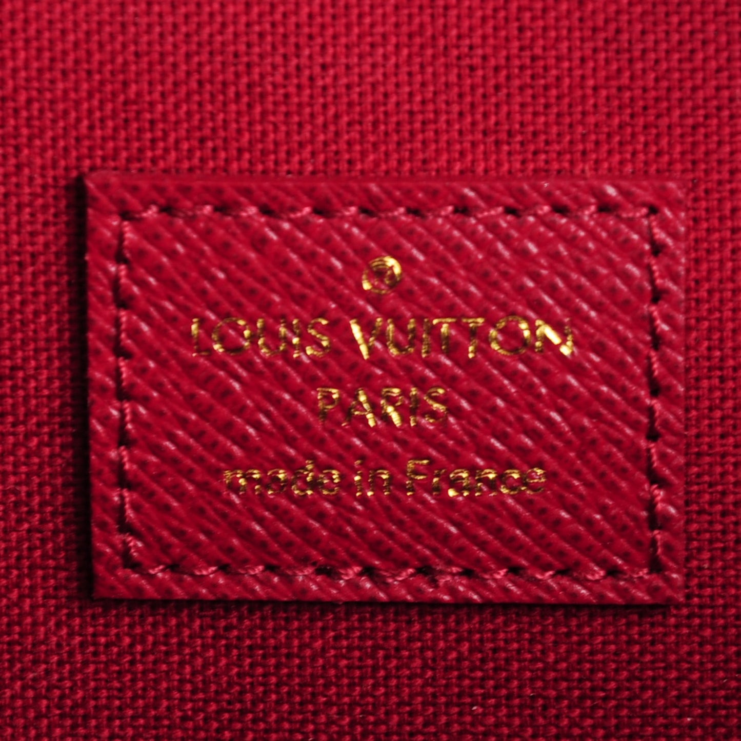 Monogram Pochette Felicie Chain Wallet Fuchsia