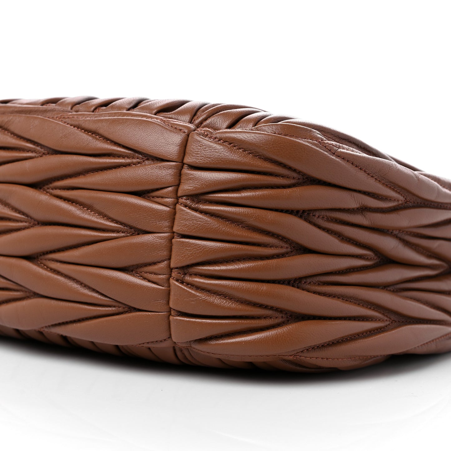 Nappa Matelasse Wander Large Hobo Cognac