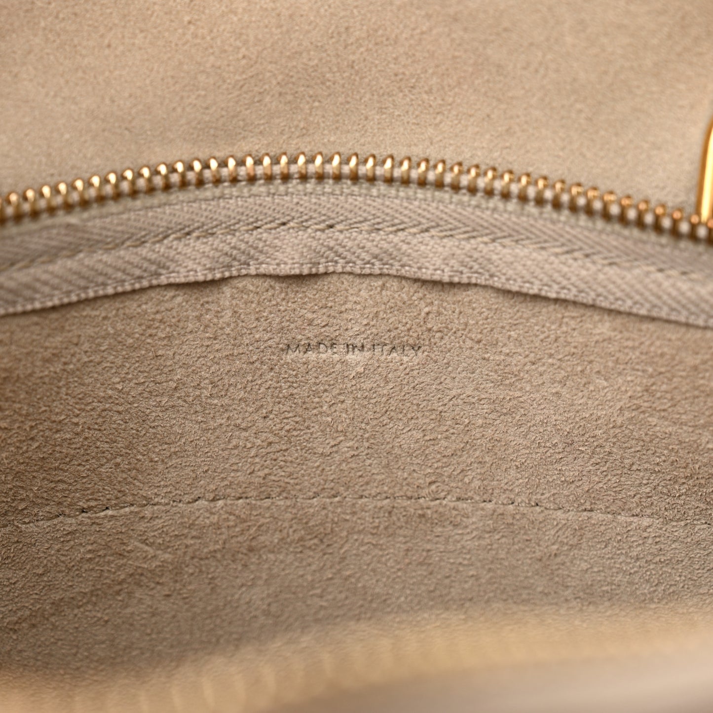 Grained Calfskin Nano Belt Bag Light Taupe