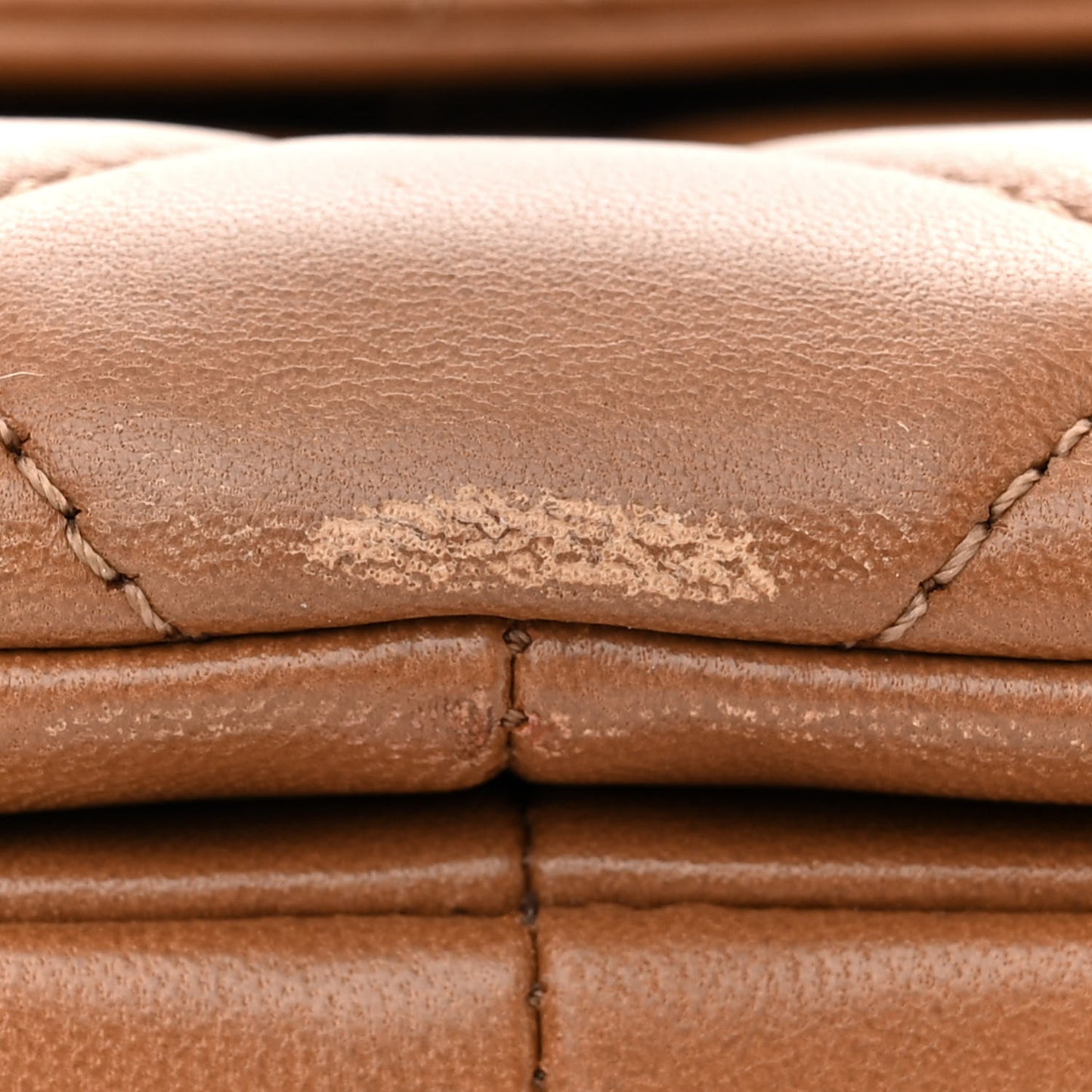 Lambskin Quilted Medium Trendy CC Flap Dual Handle Bag Camel