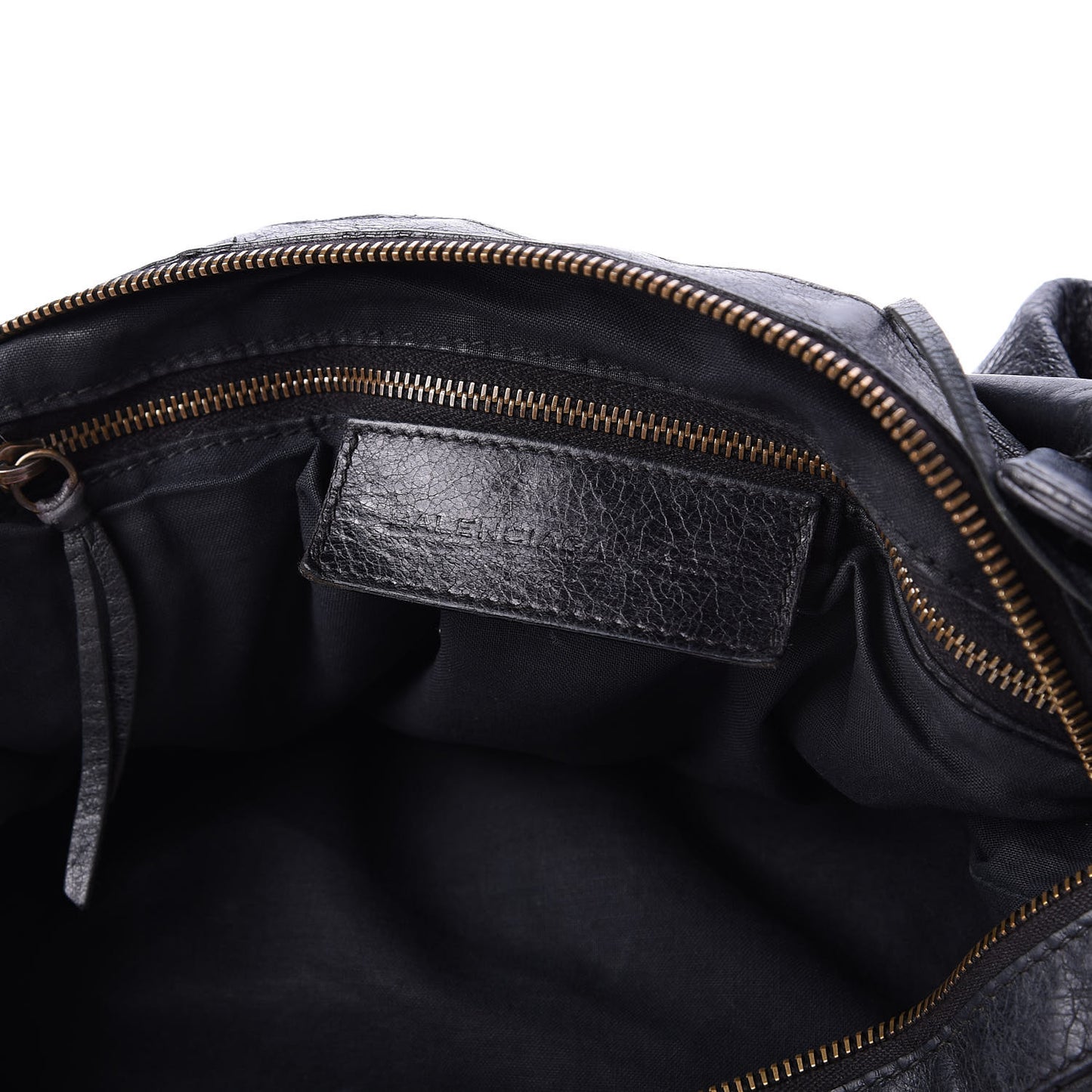 Agneau Classic Hardware Day Hobo Black