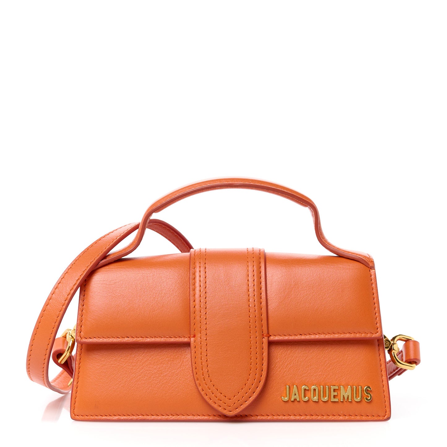 Smooth Calfskin Le Bambino Dark Orange