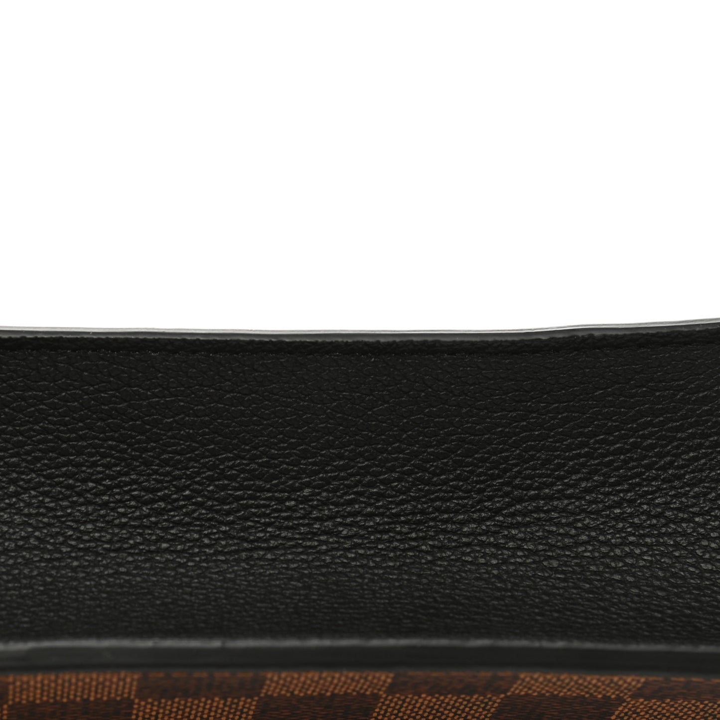 Damier Ebene Vavin Chain Wallet Black