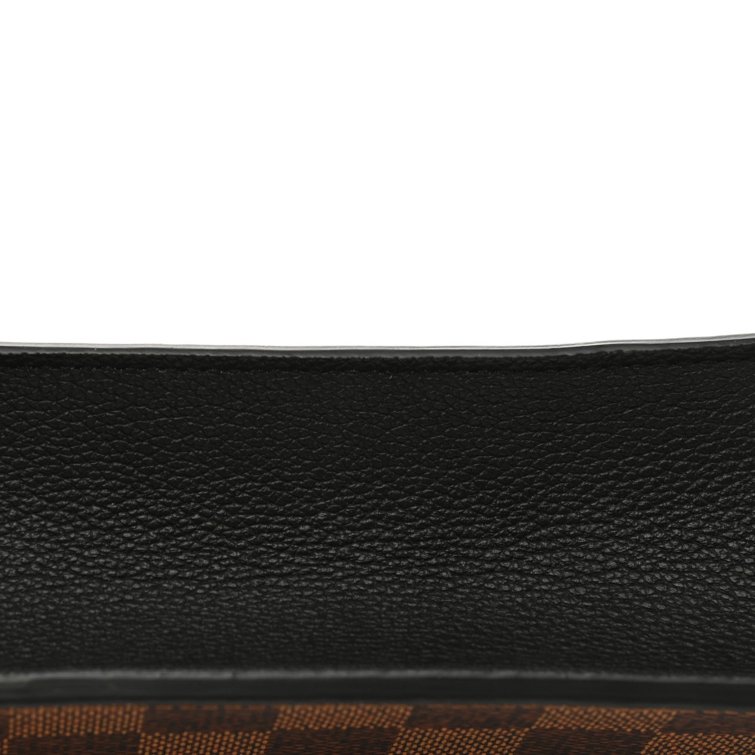 Louis Vuitton Damier Ebene Vavin Chain Wallet Black 10 of 11